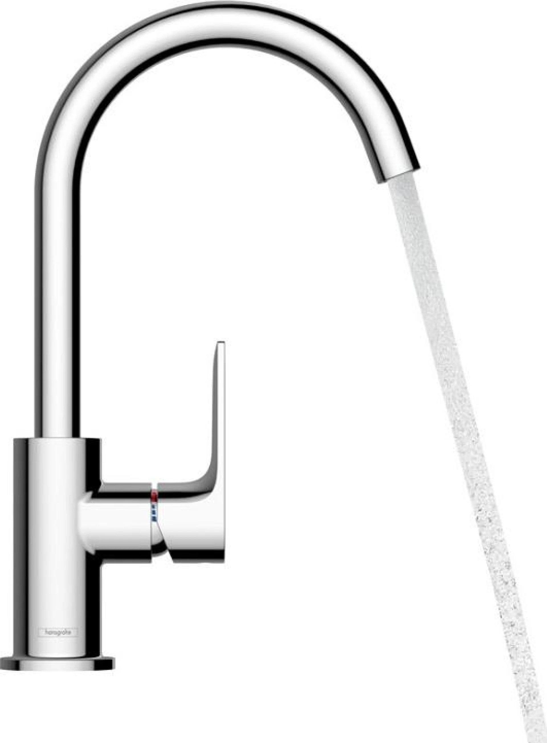 Фото - Смеситель для раковины Hansgrohe Rebris E 72576000, хром - Hansgrohe