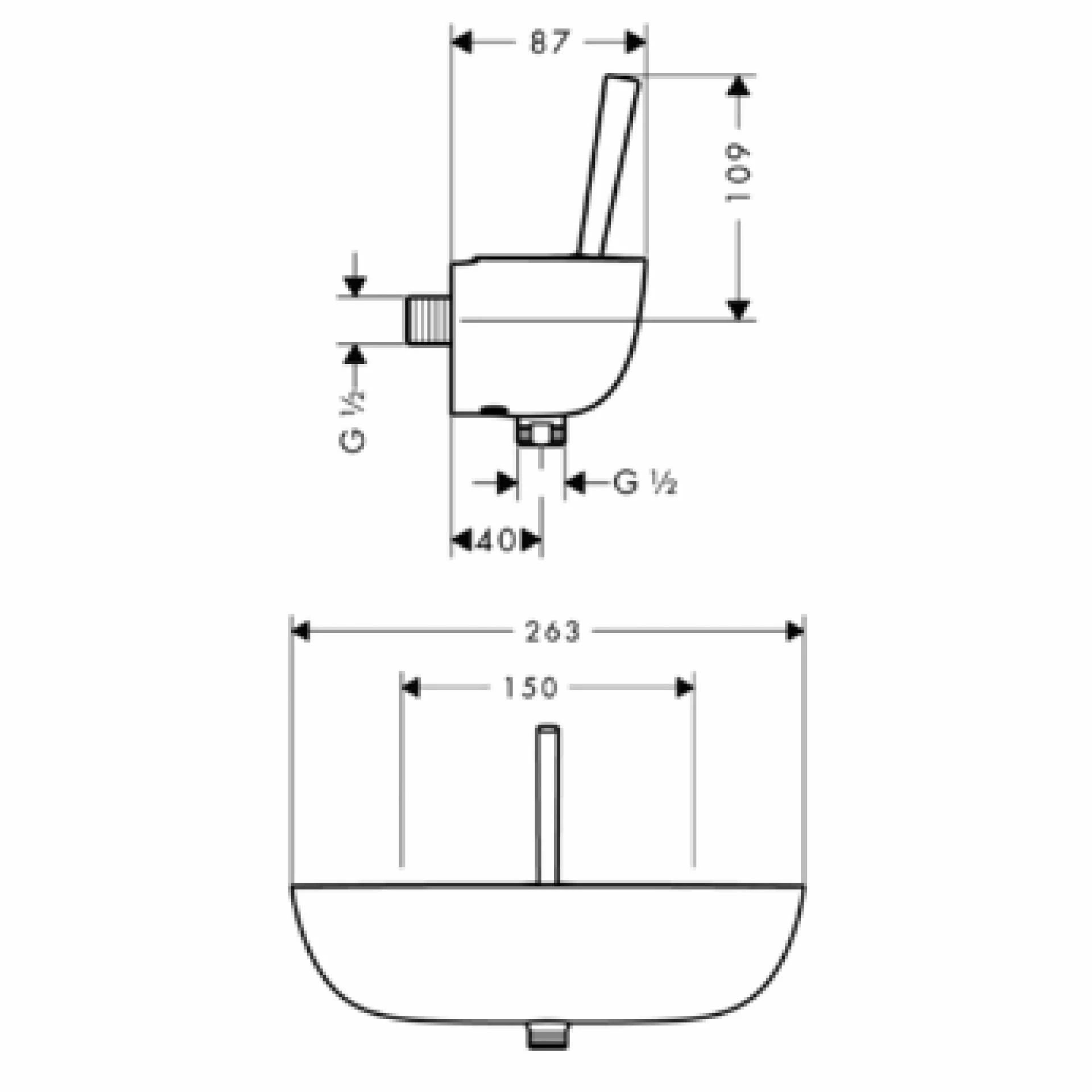 Фото - Смеситель Hansgrohe PuraVida 15672000 для душа - Hansgrohe