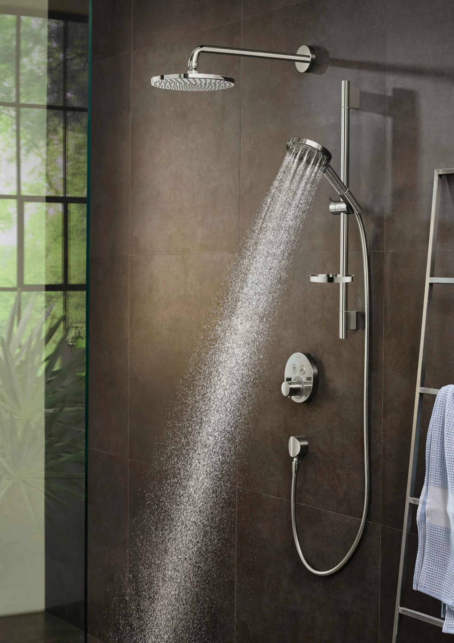 Фото - Душевой гарнитур Hansgrohe Raindance Select S 27654000, хром - Hansgrohe