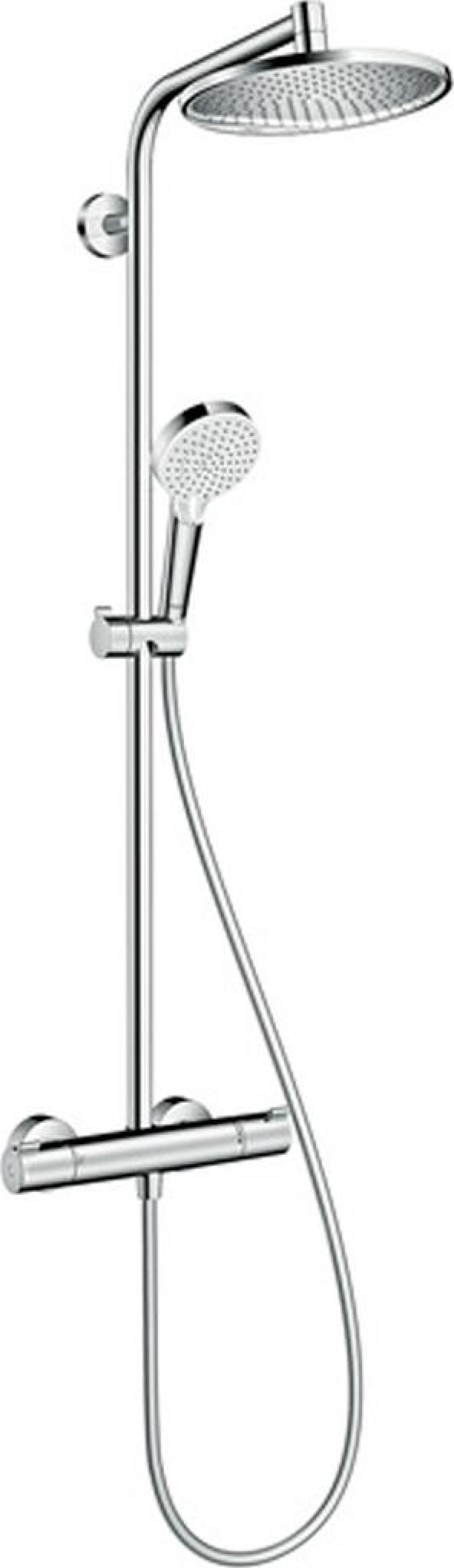 Душевая стойка Hansgrohe Crometta S 240 1jet Showerpipe EcoSmart 27268000 9 л