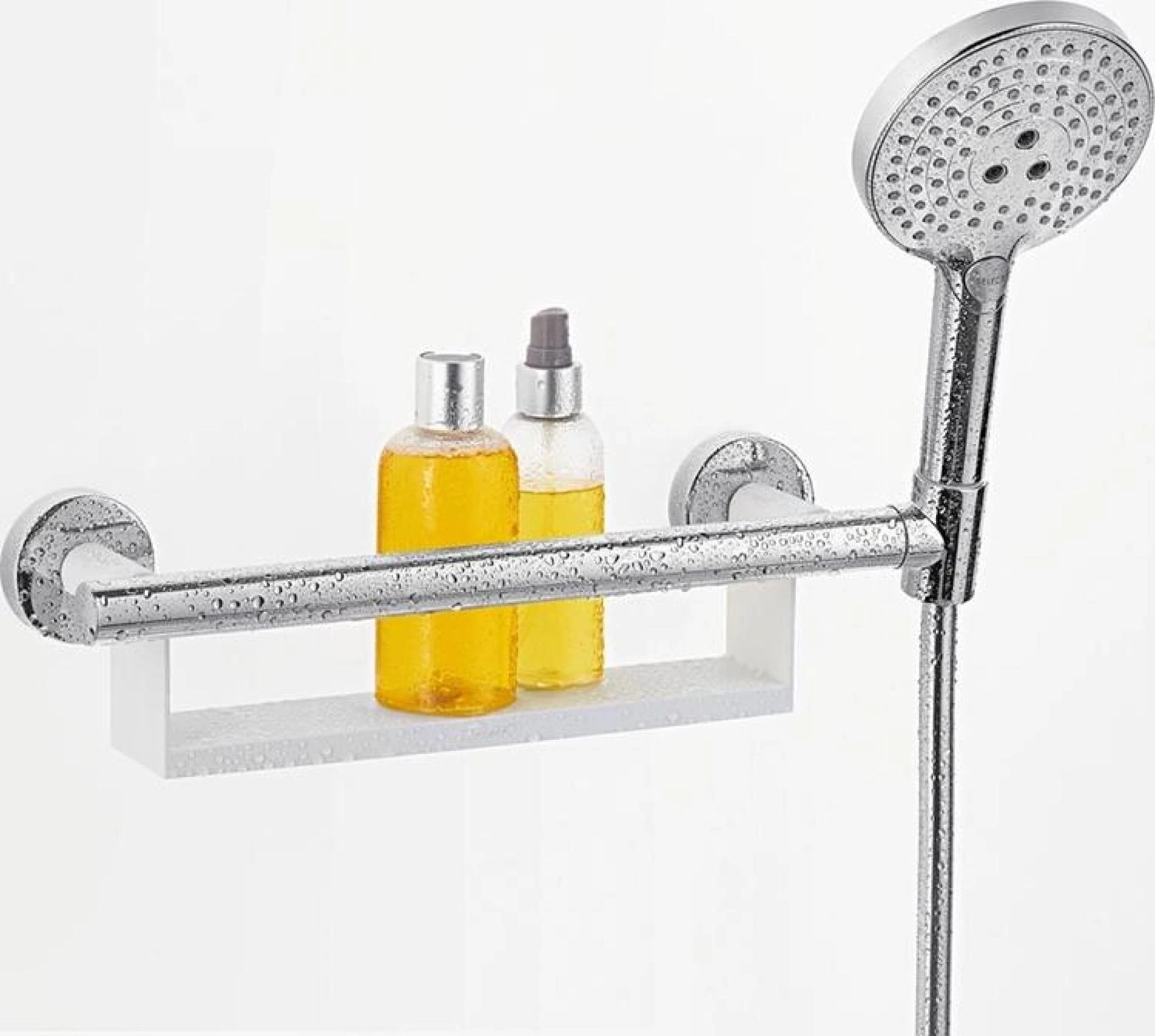 Фото - Поручень с полкой и держателем для душа Hansgrohe Unicar 26328400 - Hansgrohe