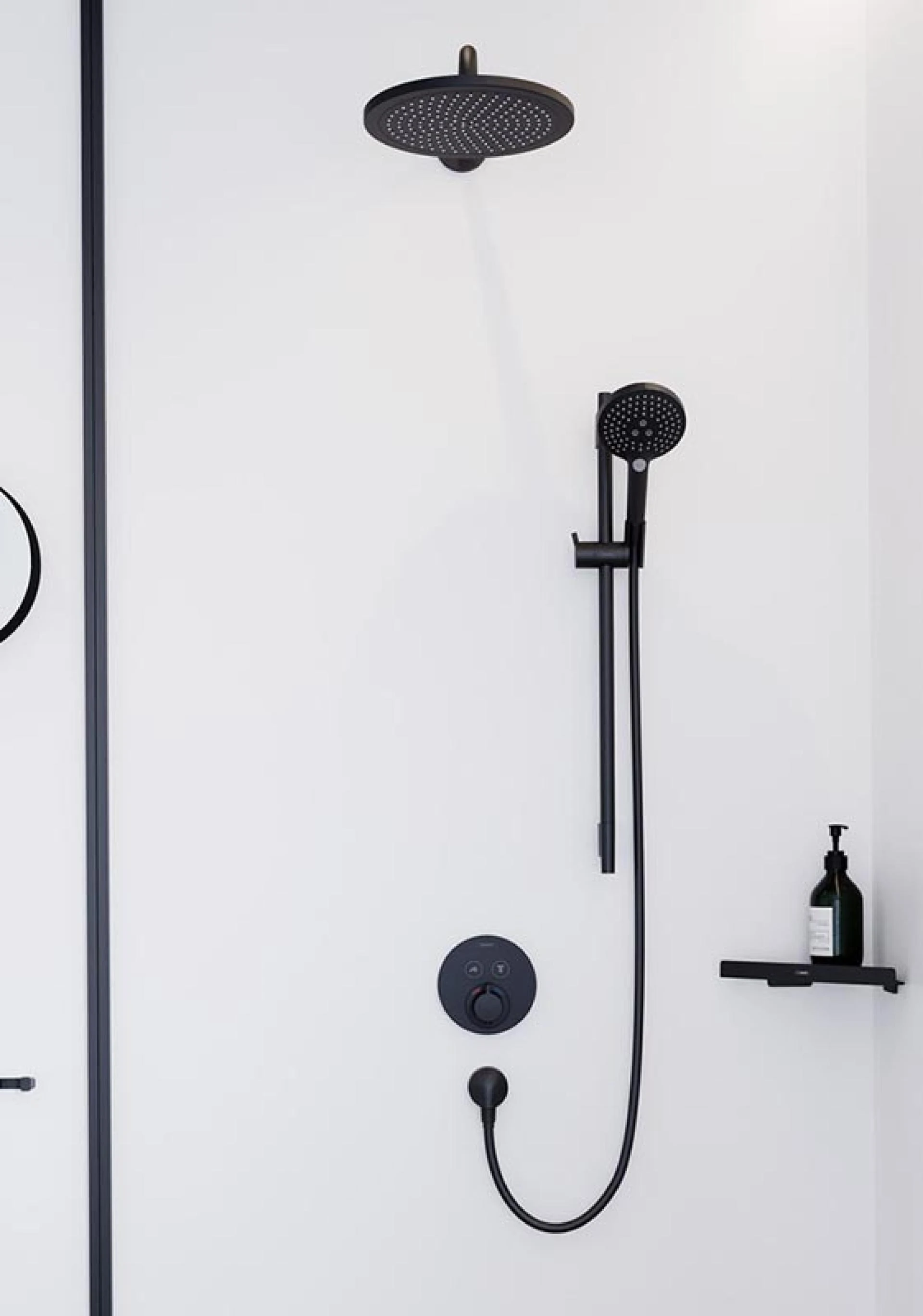 Фото - Термостатический смеситель для душа Hansgrohe ShowerSelect S 15743670, черный матовый - Hansgrohe