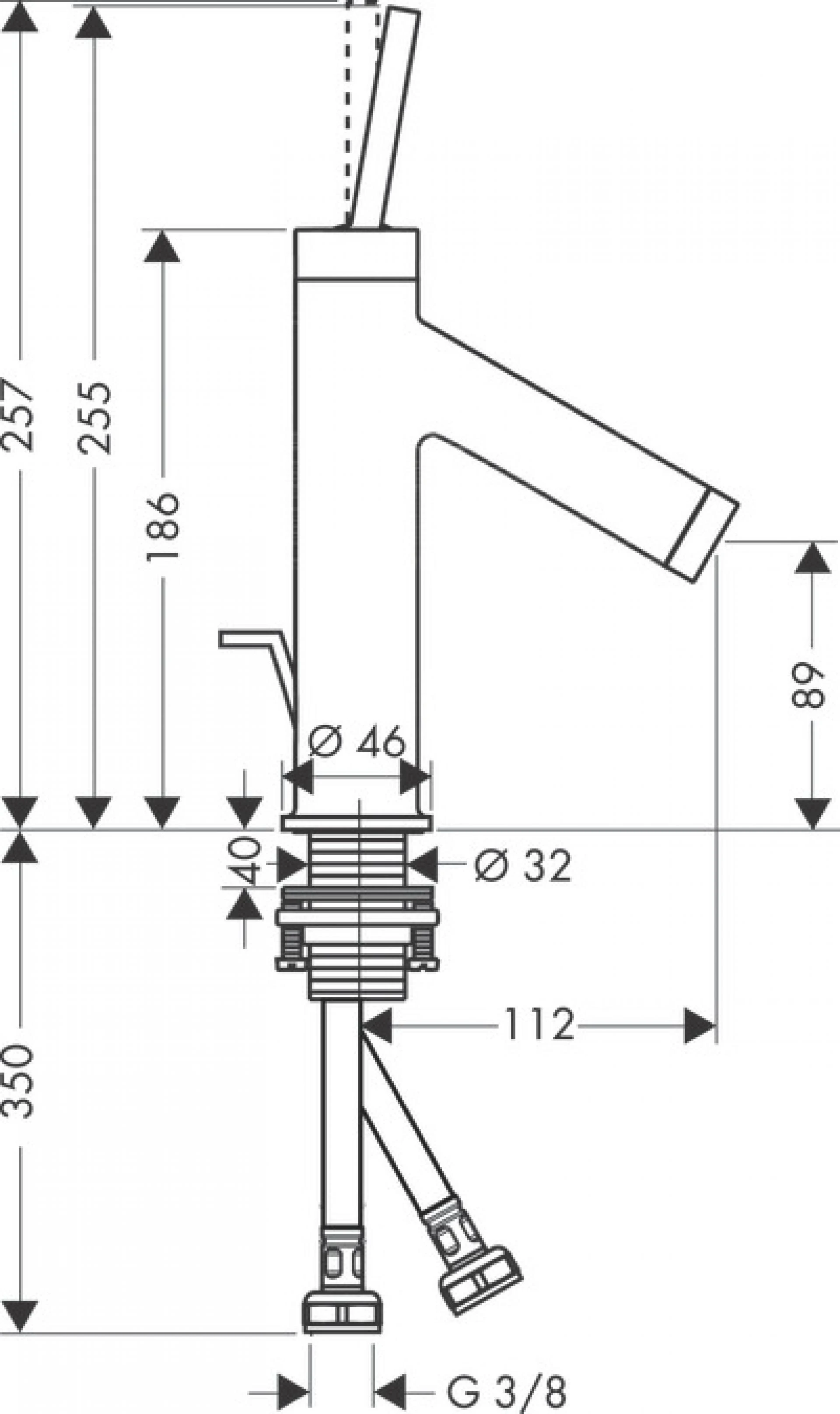 Фото - Смеситель для раковины Axor Starck 10111310, красное золото - Hansgrohe