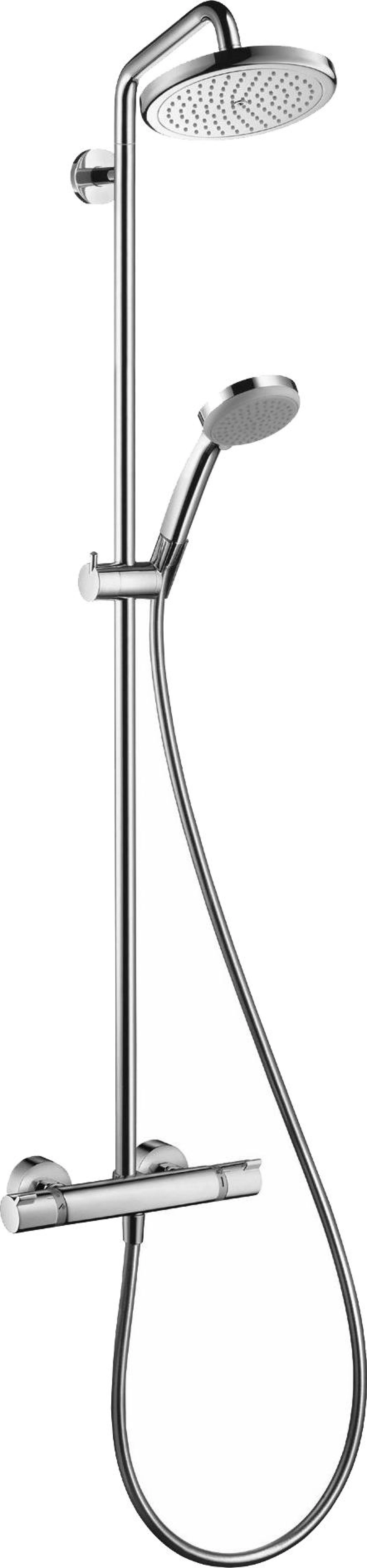 Фото - Душевая стойка Hansgrohe Croma 220 Showerpipe 27185000 - Hansgrohe