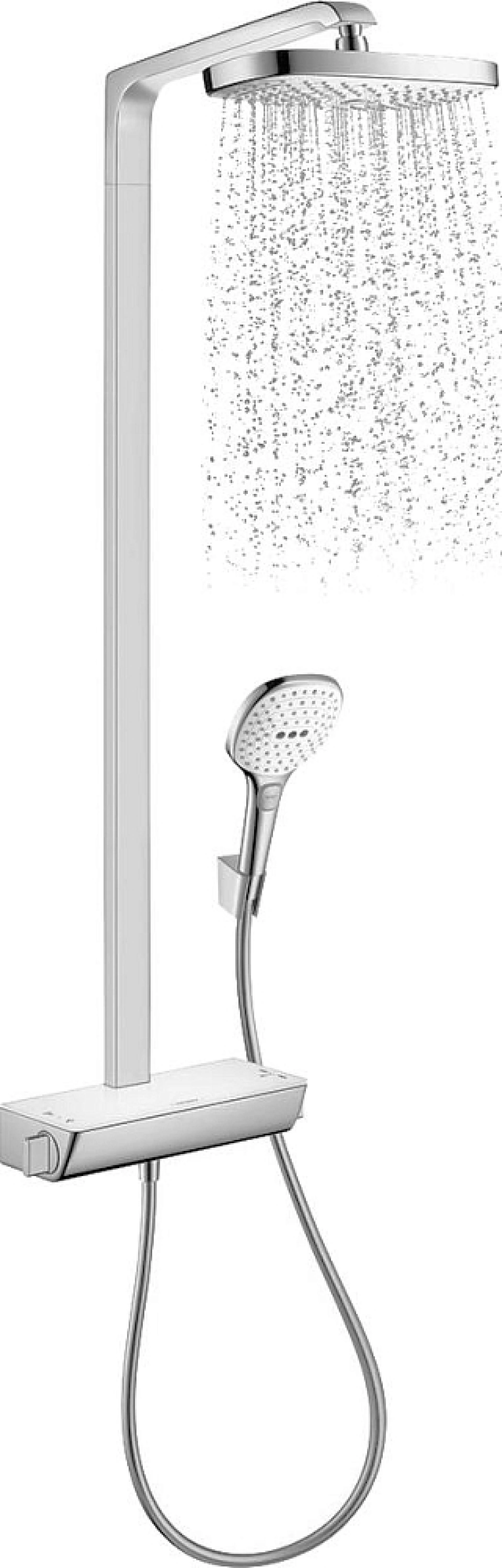 Фото - Душевая стойка Hansgrohe Raindance Select E 300 2jet 27128400 Showerpipe - Hansgrohe