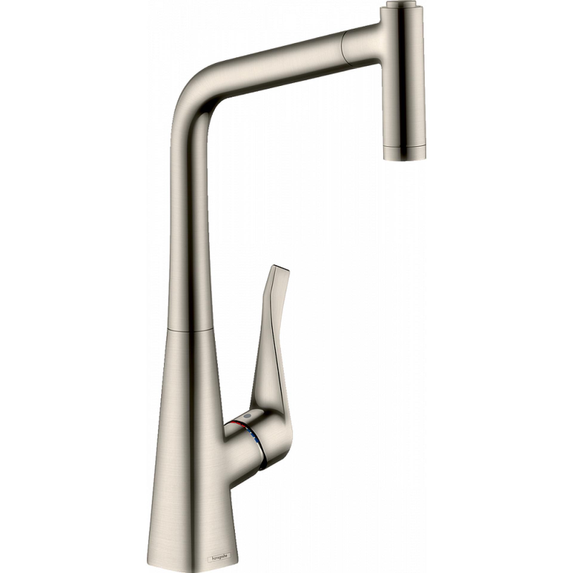 Смеситель для кухни Hansgrohe Metris 14780800 сталь