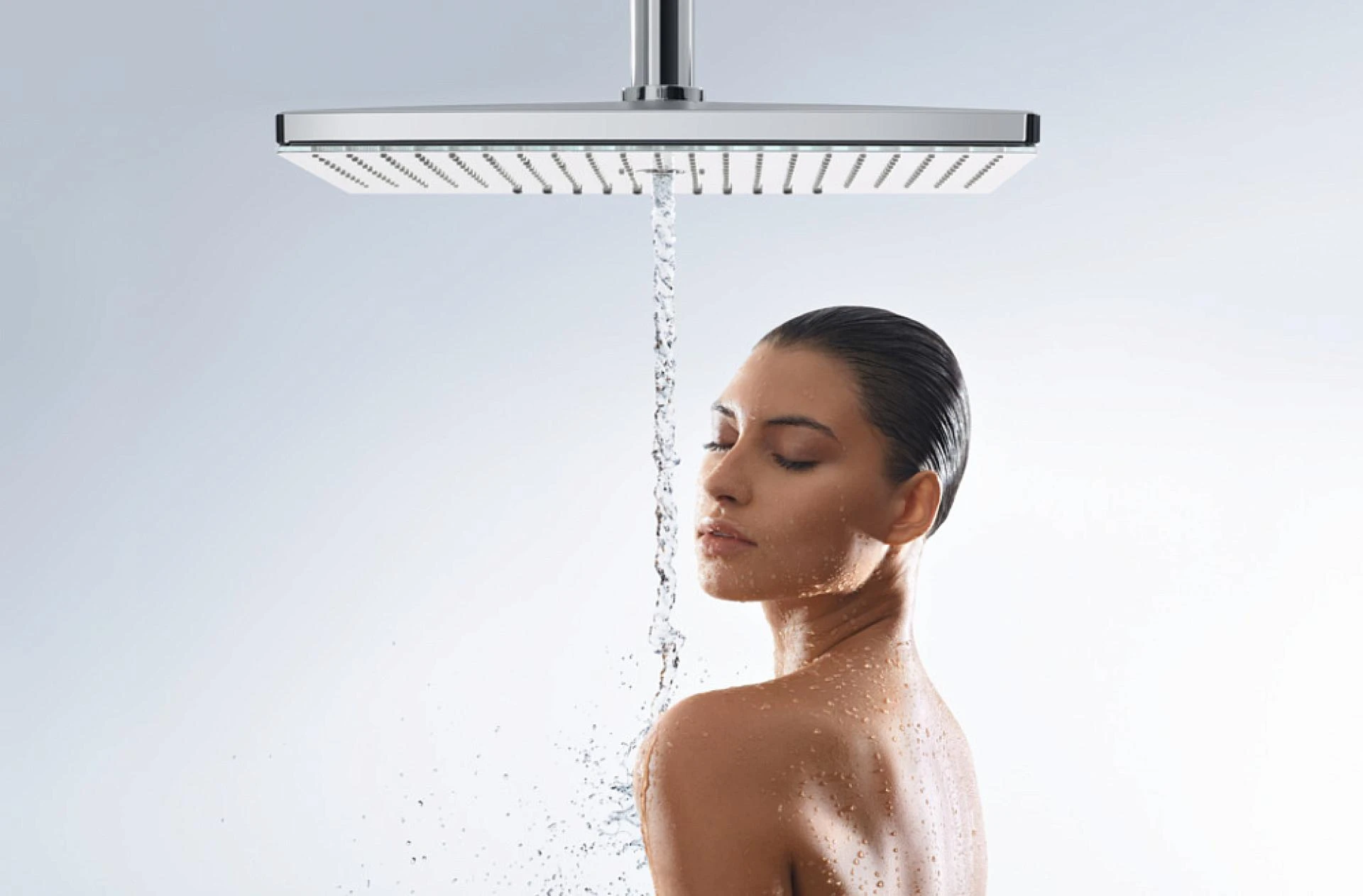 Фото - Верхний душ Hansgrohe Rainmaker Select 460 3jet 24007600, черный хром - Hansgrohe