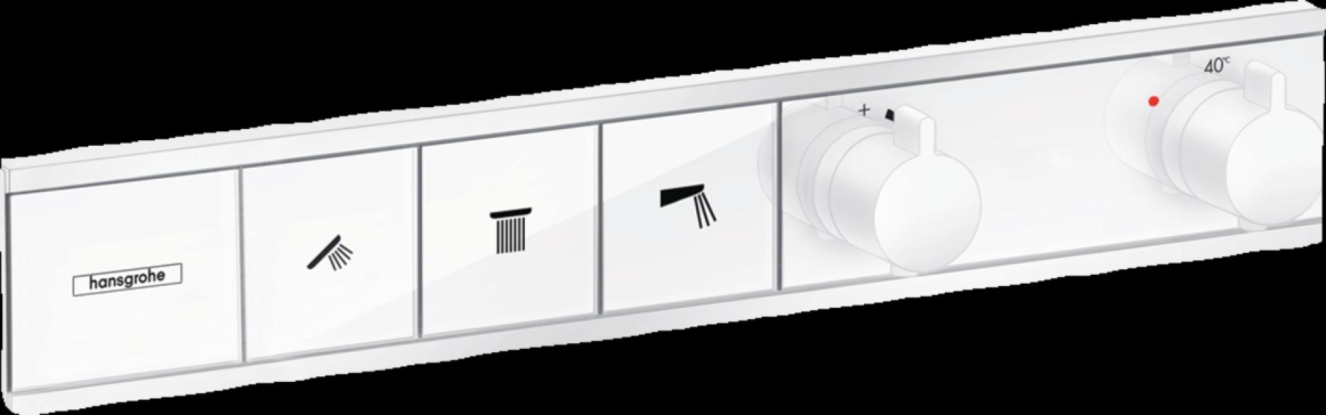 Термостат для душа Hansgrohe RainSelect 15381700, белый