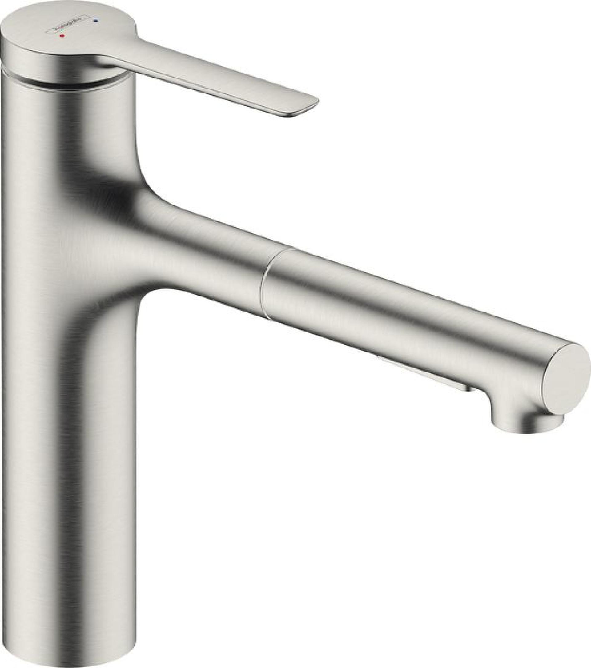 Смеситель для кухни Hansgrohe Zesis M33 160 2jet 74801800, сталь