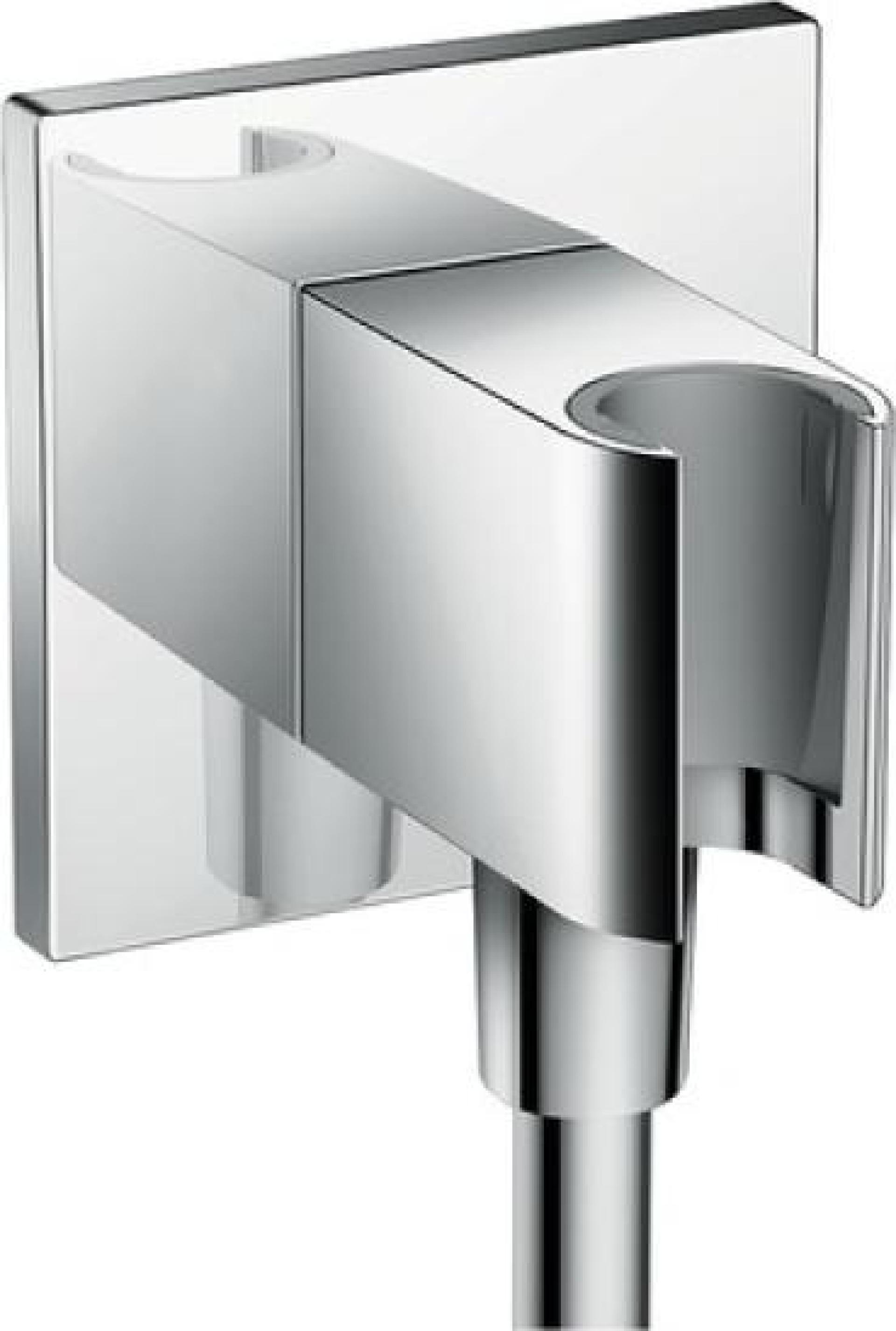 Шланговое подключение Hansgrohe Fixfit Porter Square 26486000 держатель для душа