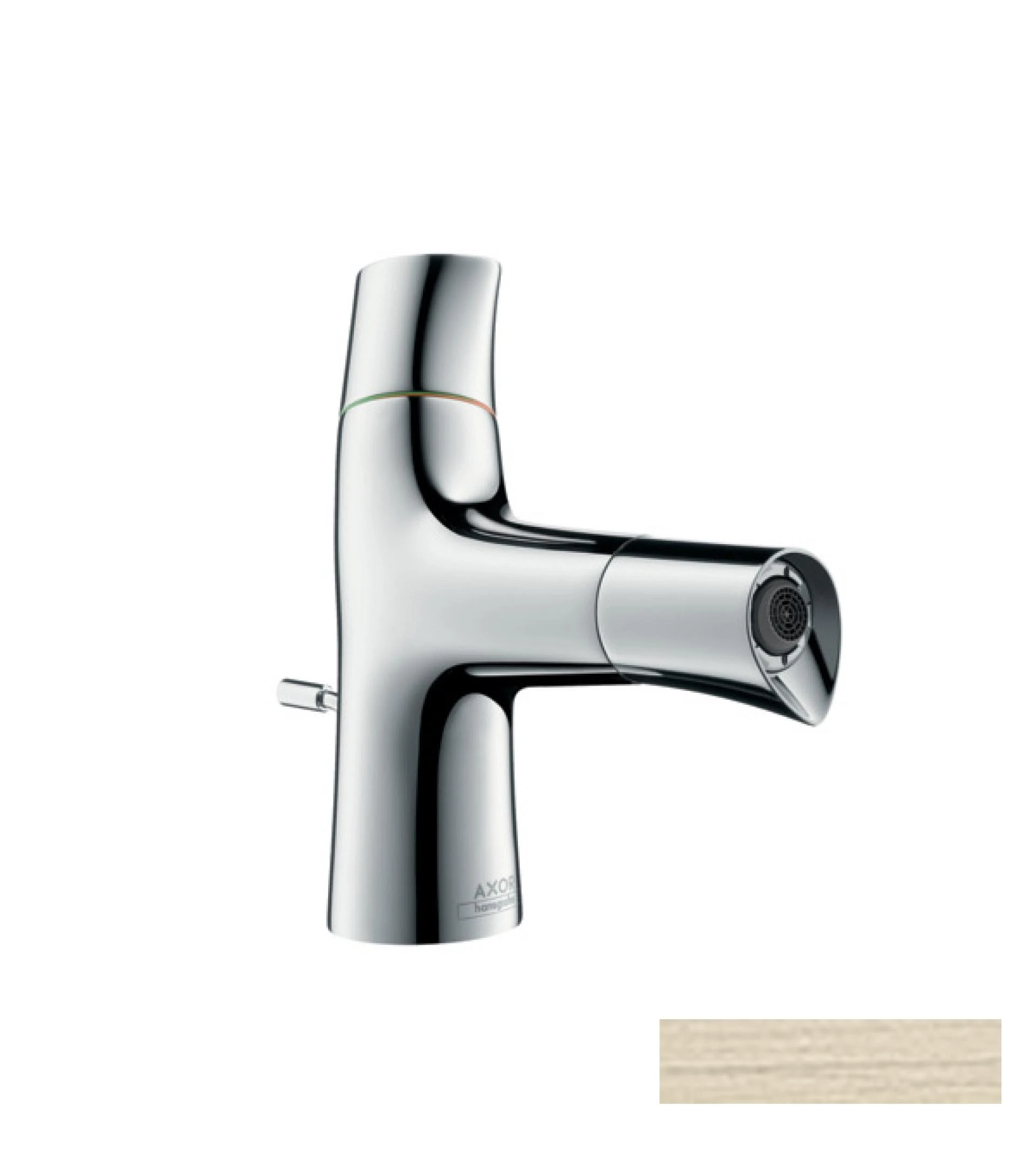 Фото - Смеситель для биде Axor Starck Organic 12210820, никель - Hansgrohe