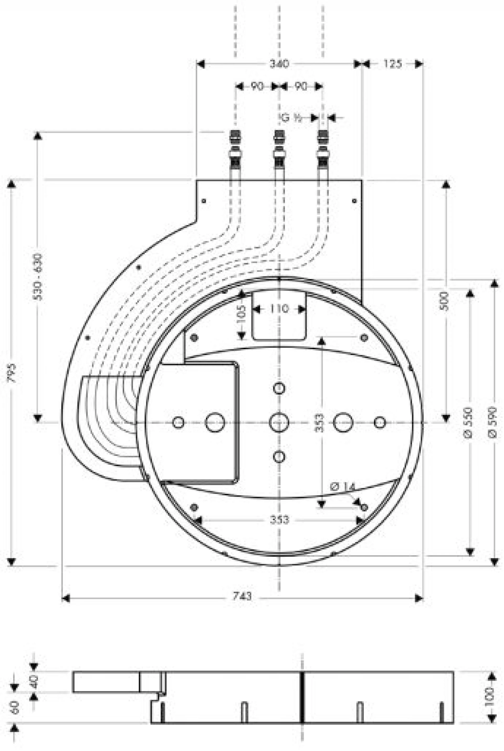 Фото - Скрытая часть Hansgrohe Raindance Rainmaker 28412180 - Hansgrohe