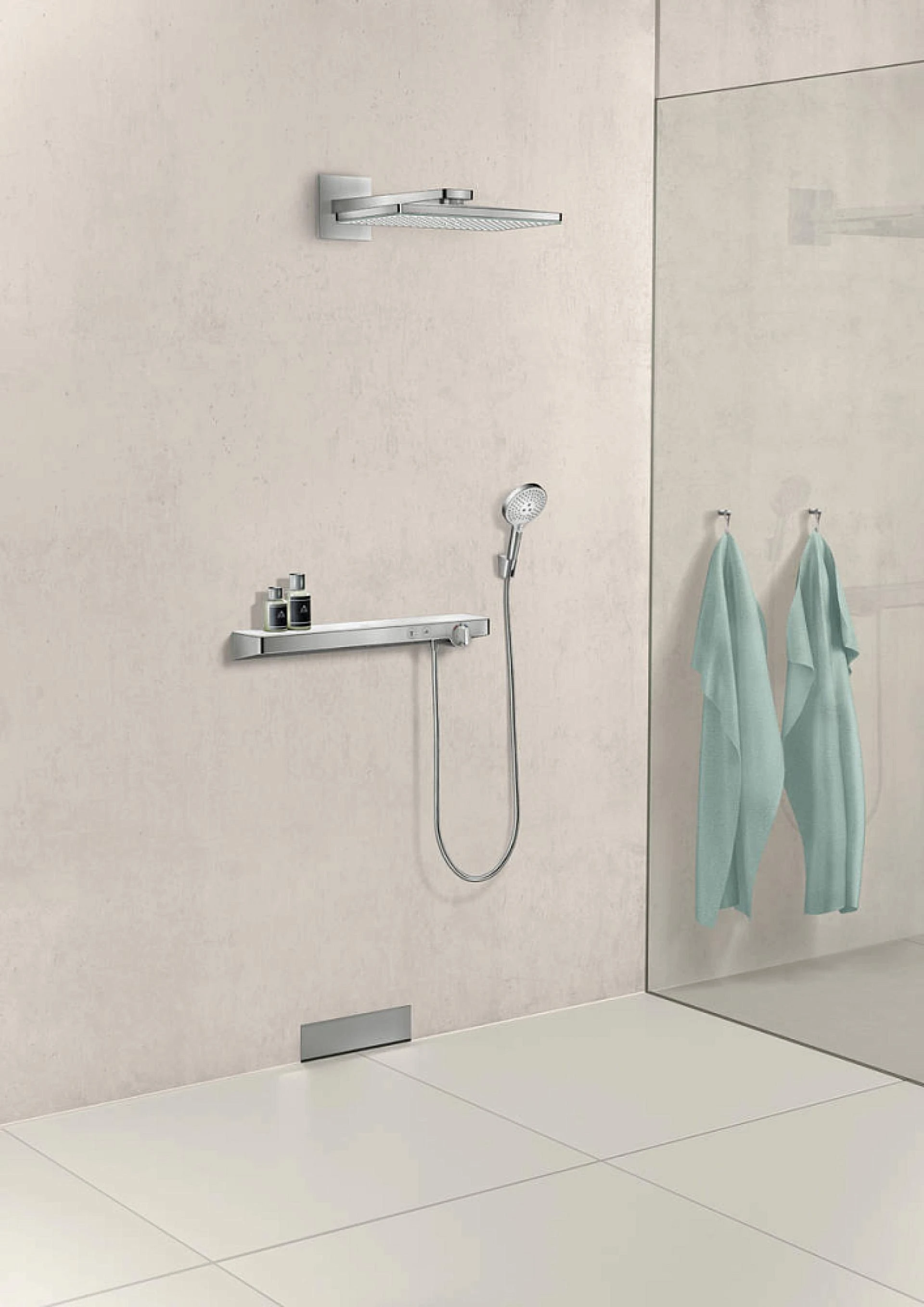 Фото - Верхний душ Hansgrohe Rainmaker Select 460 1jet 24003600, черный хром - Hansgrohe