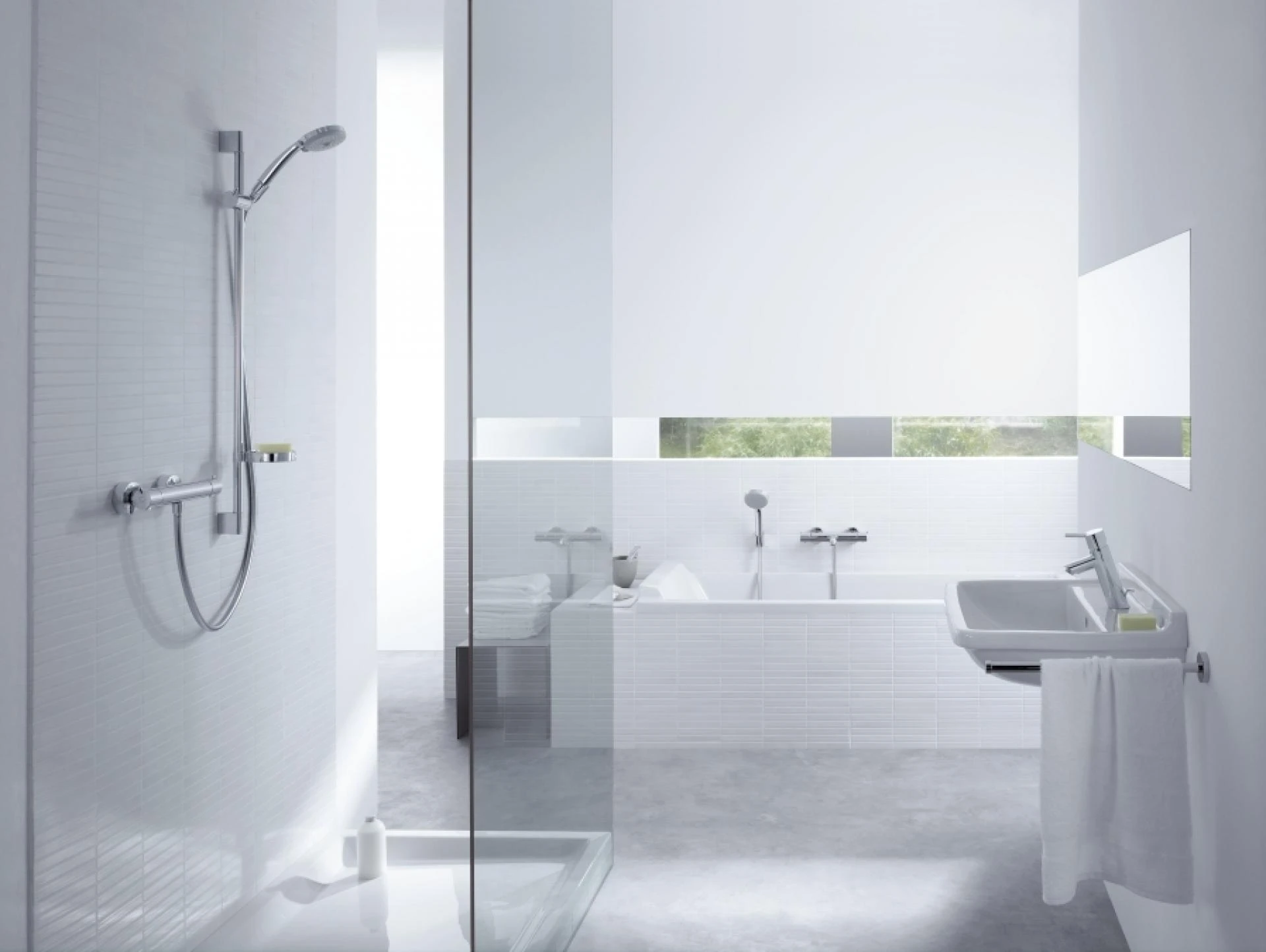 Фото - Душевой набор хром Hansgrohe Croma 100 27032000 - Hansgrohe