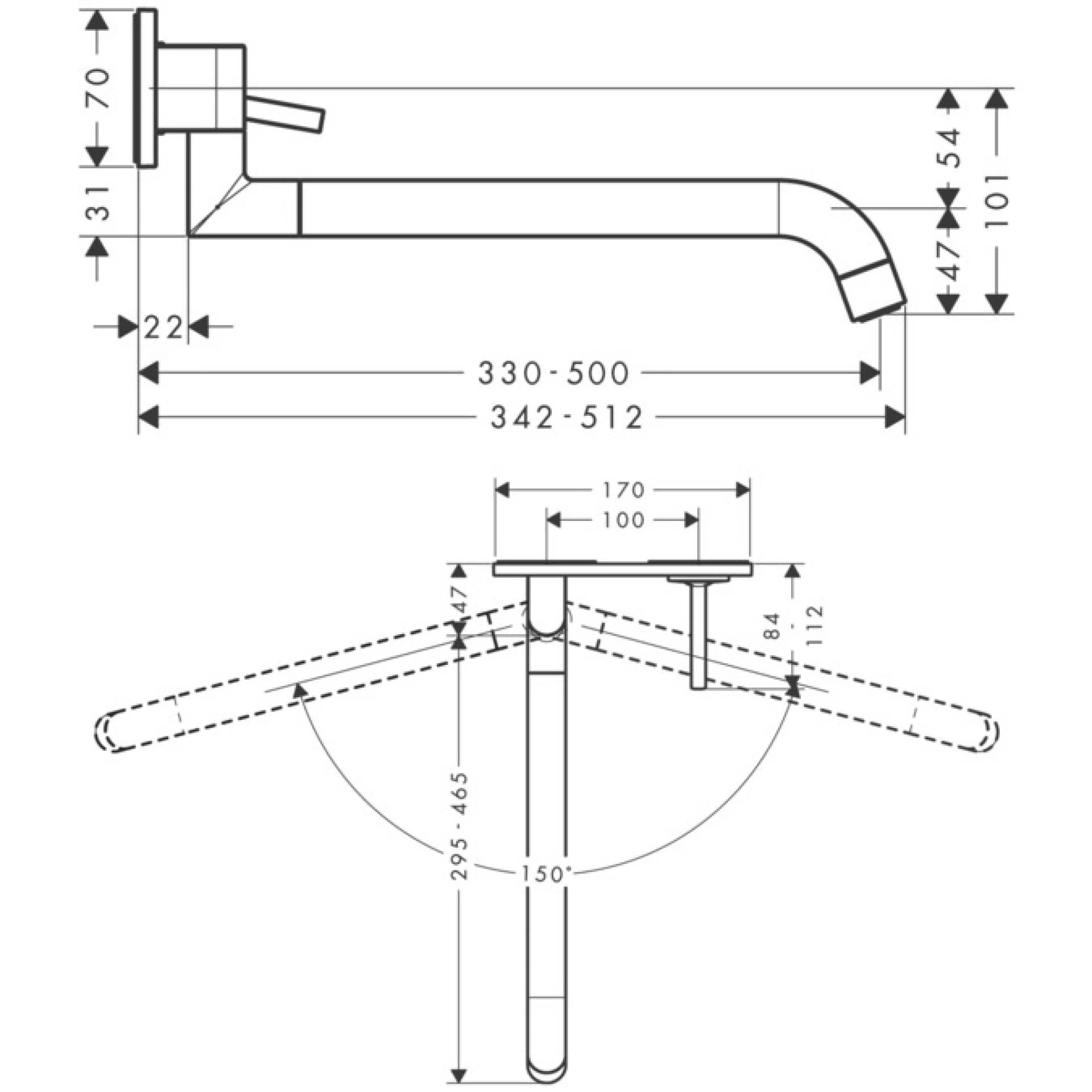 Фото - Смеситель для кухни Axor Uno 38815250, золото - Hansgrohe