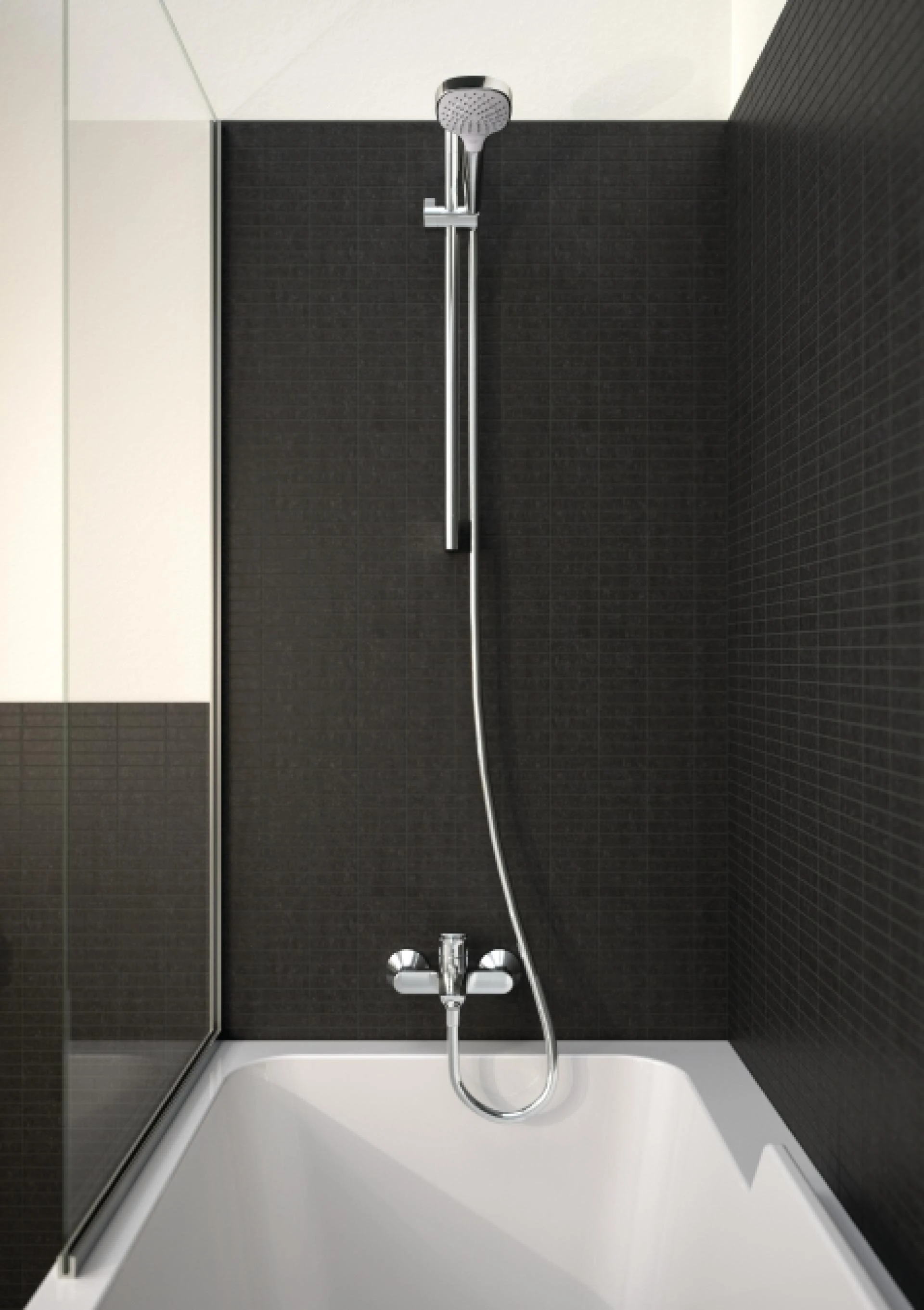 Фото - Душевой гарнитур Hansgrohe Croma Select E Vario 26582400 - Hansgrohe