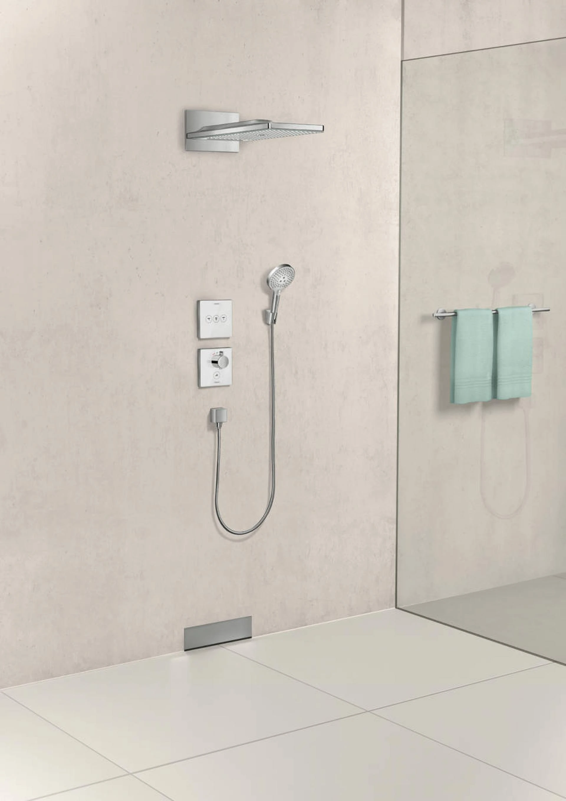 Фото - Верхний душ Hansgrohe Rainmaker Select 580 3jet 24001600, черный хром - Hansgrohe