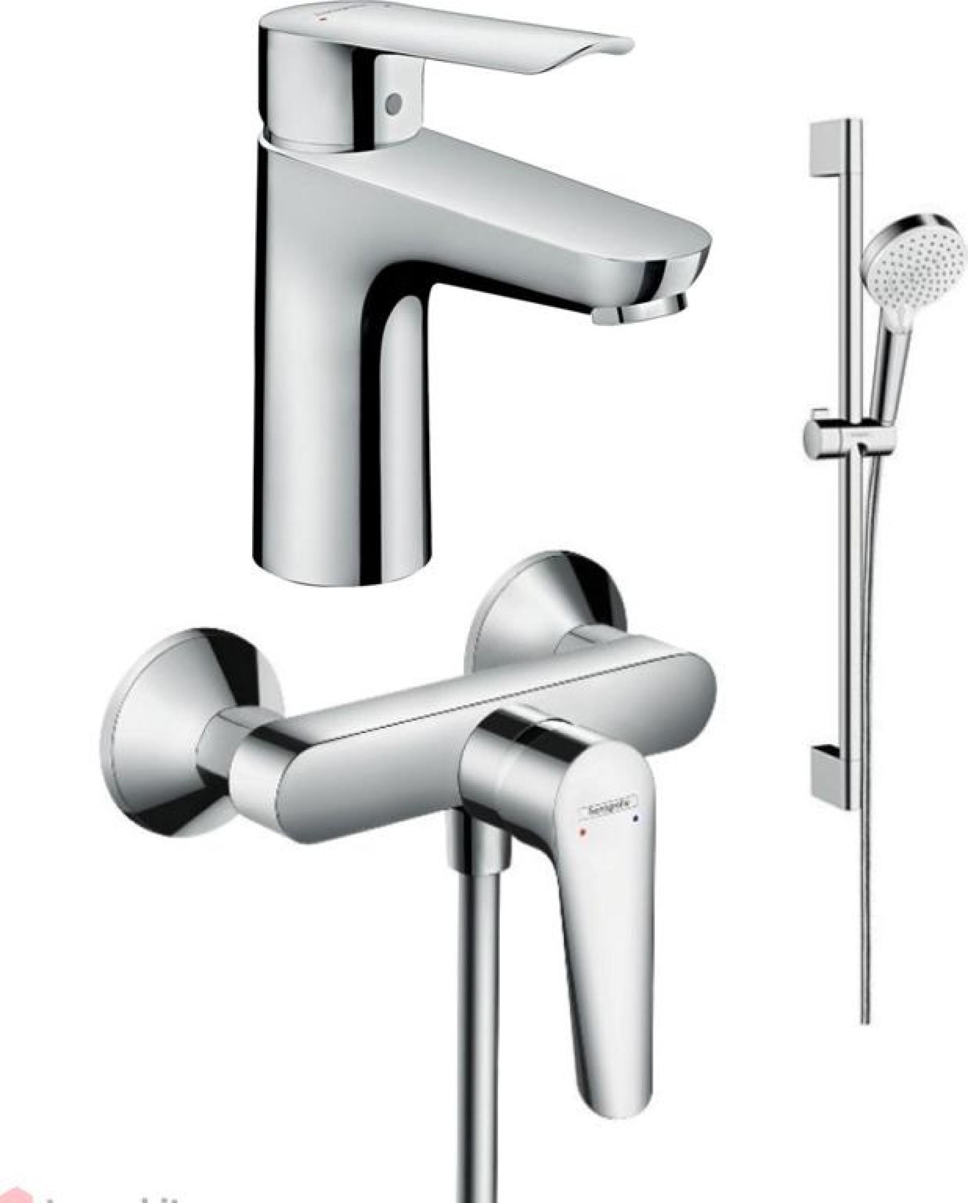 Душевой комплект Hansgrohe SET Logis E 100 (d)