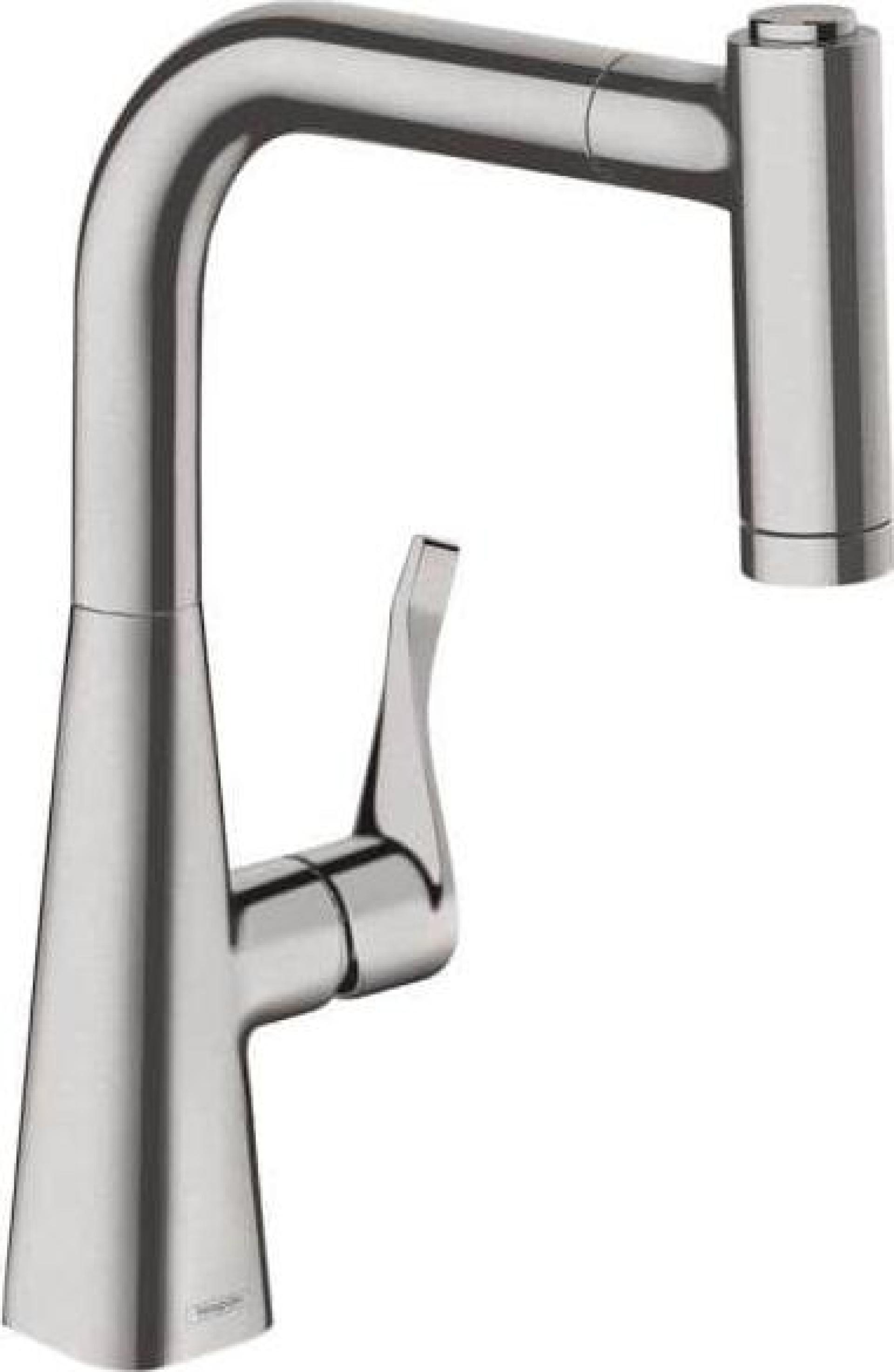 Смеситель для кухни Hansgrohe Metris M71 14834800, сталь