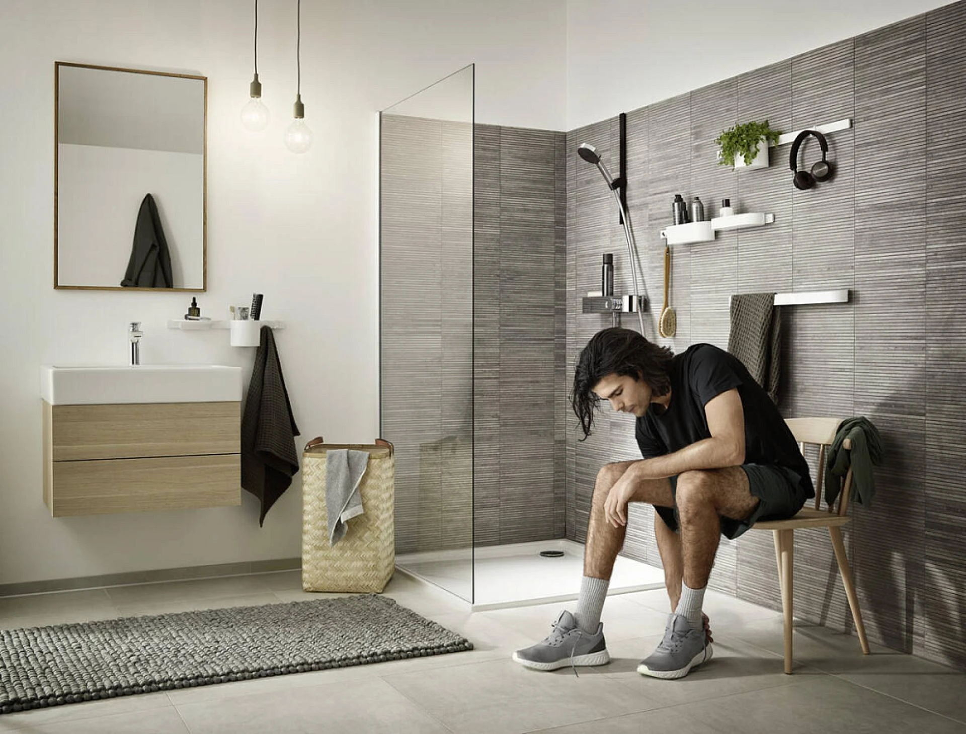 Фото - Полотенцедержатель 58 см Hansgrohe WallStoris 27926700, матовый белый - Hansgrohe