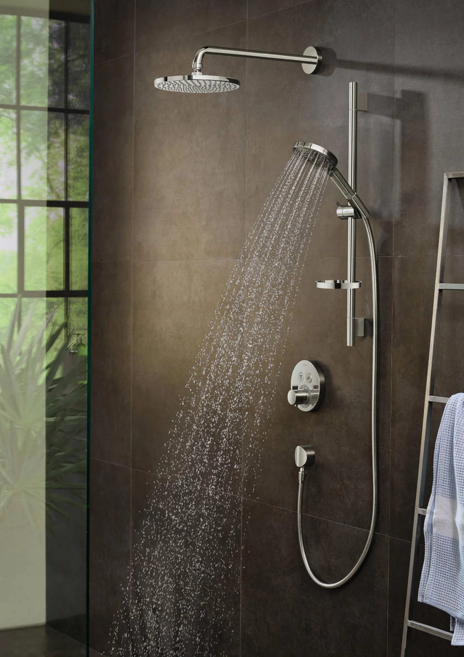 Фото - Душевой гарнитур Hansgrohe Raindance Select S 27654000, хром - Hansgrohe