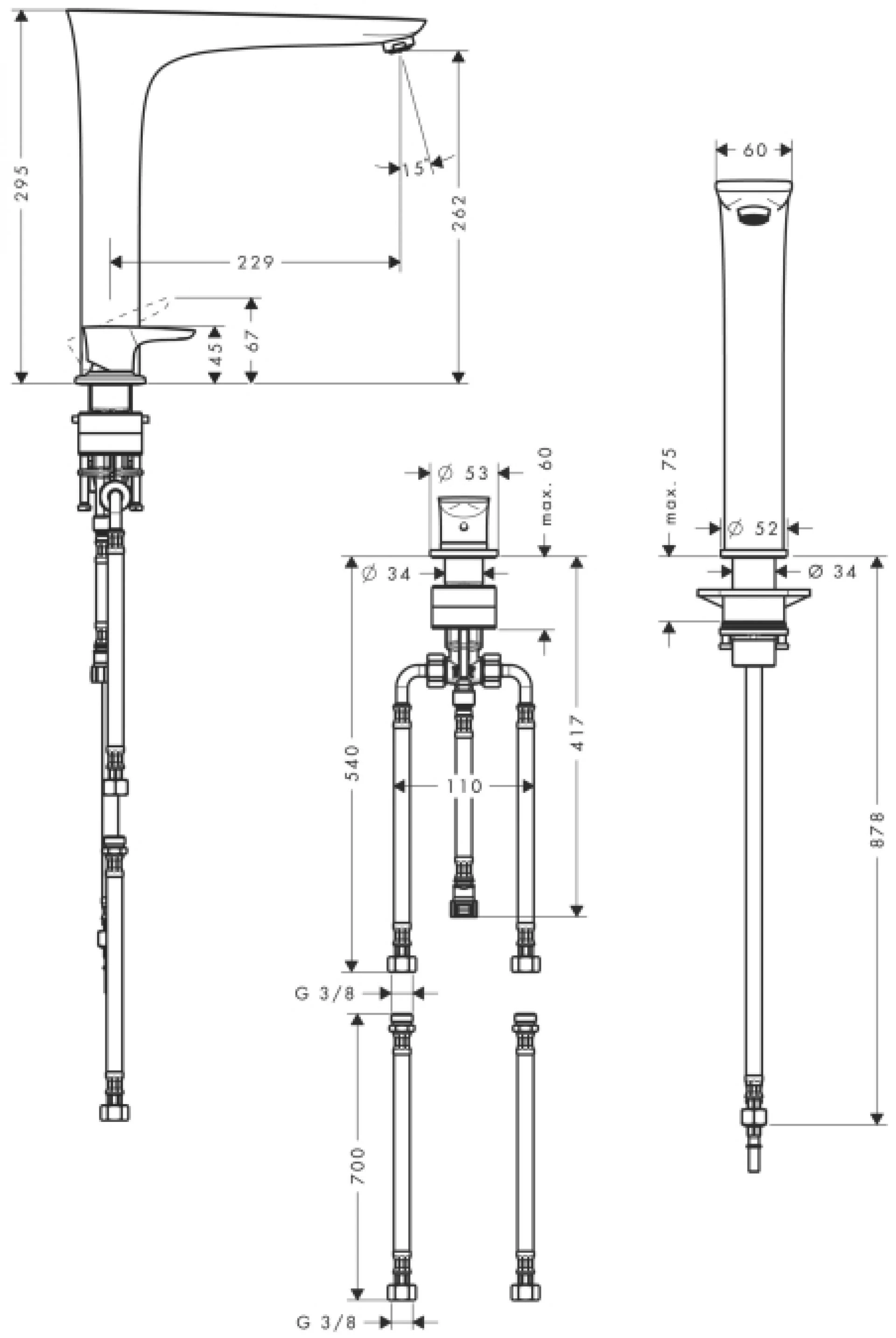 Фото - Смеситель для кухни сталь Hansgrohe PuraVida 15812800 - Hansgrohe