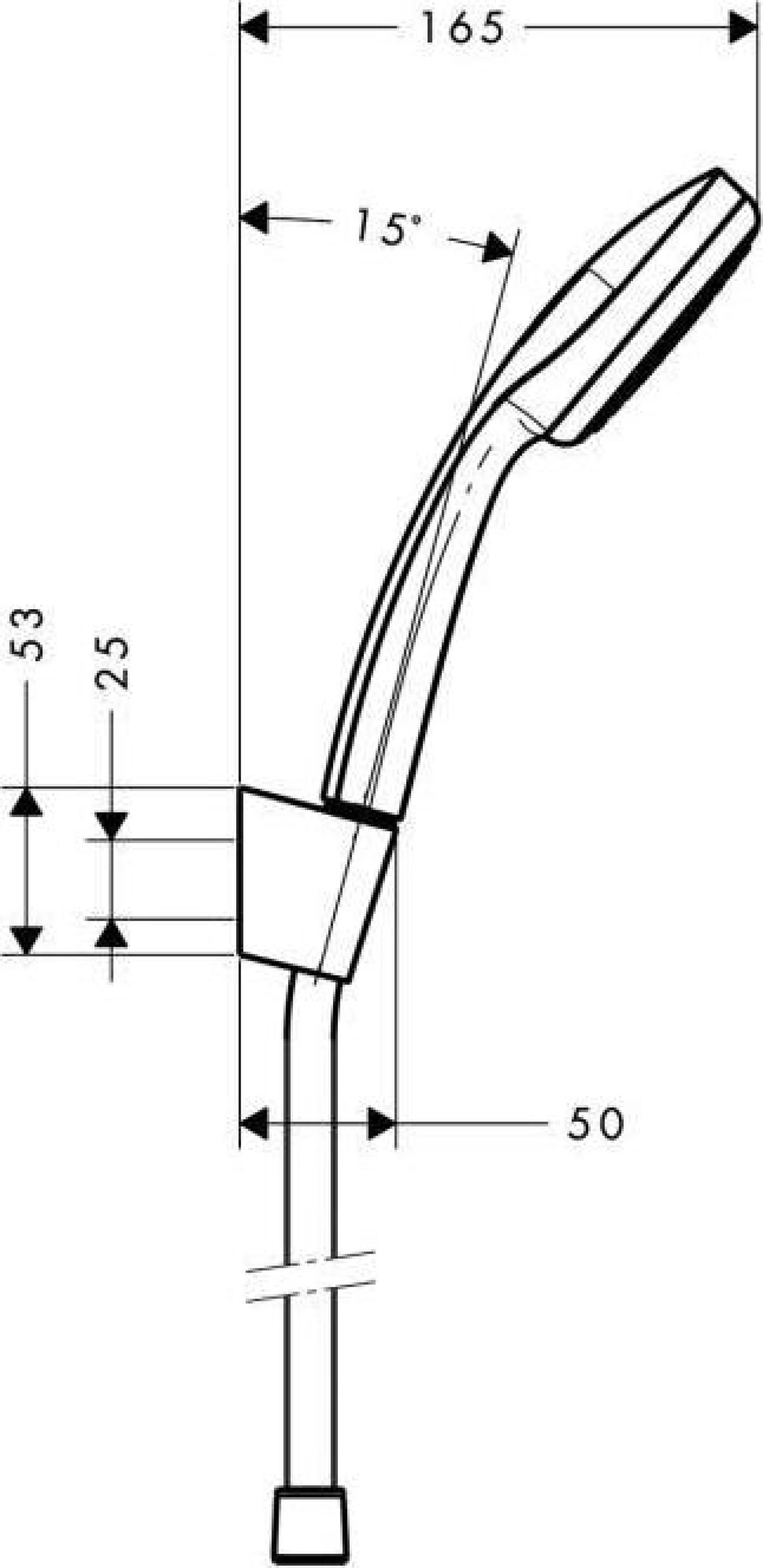 Фото - Душевой гарнитур хром Hansgrohe Croma 100 27574000 - Hansgrohe