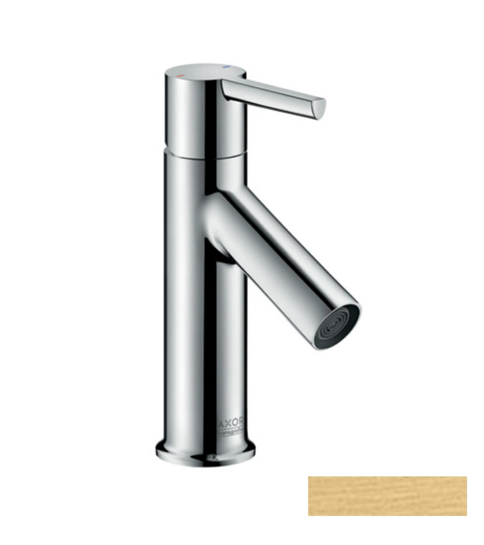 Фото - Смеситель для раковины Axor Starck 10102250, золото - Hansgrohe