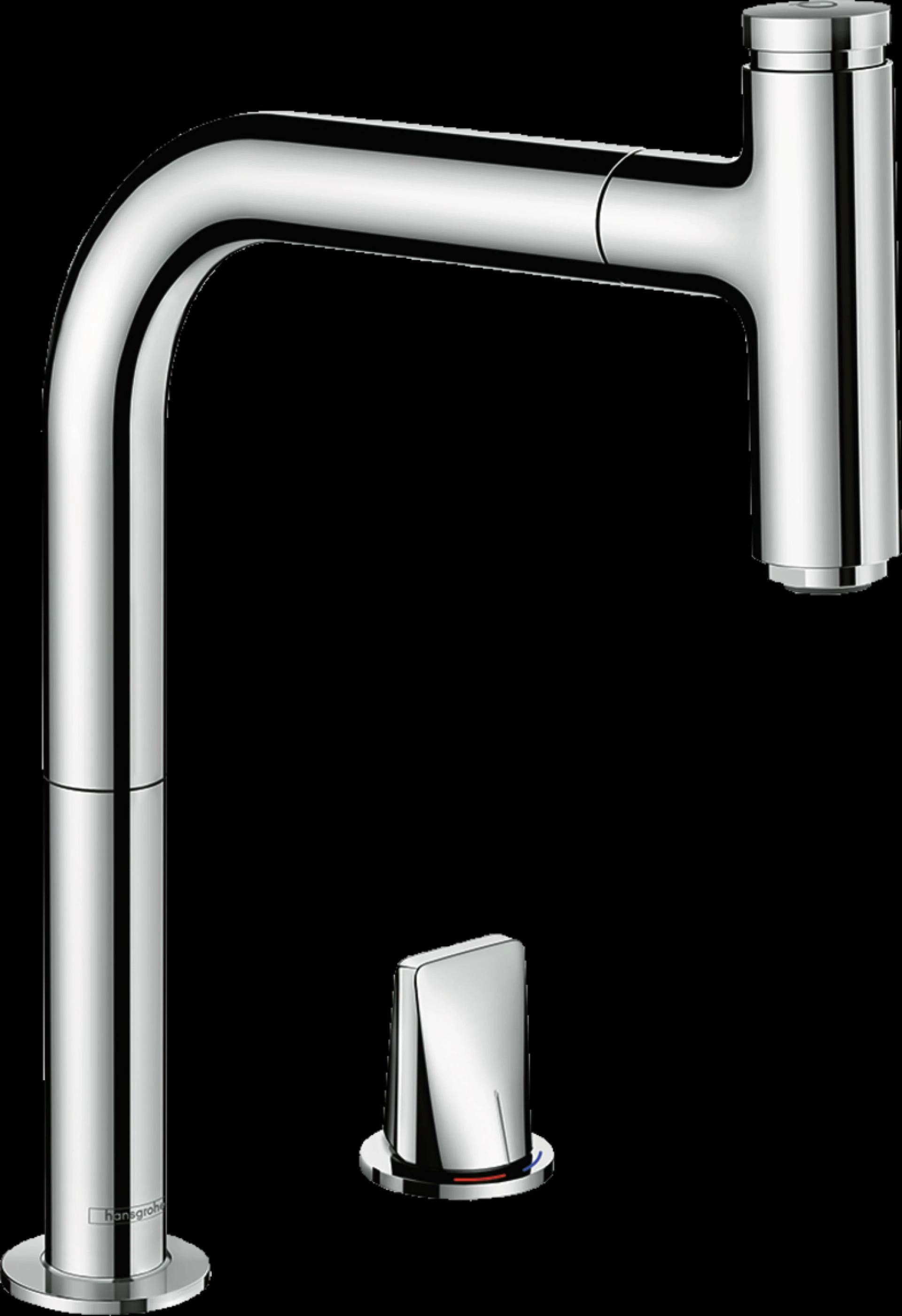 Фото - Смеситель для кухни Hansgrohe Metris 73804000, хром - Hansgrohe