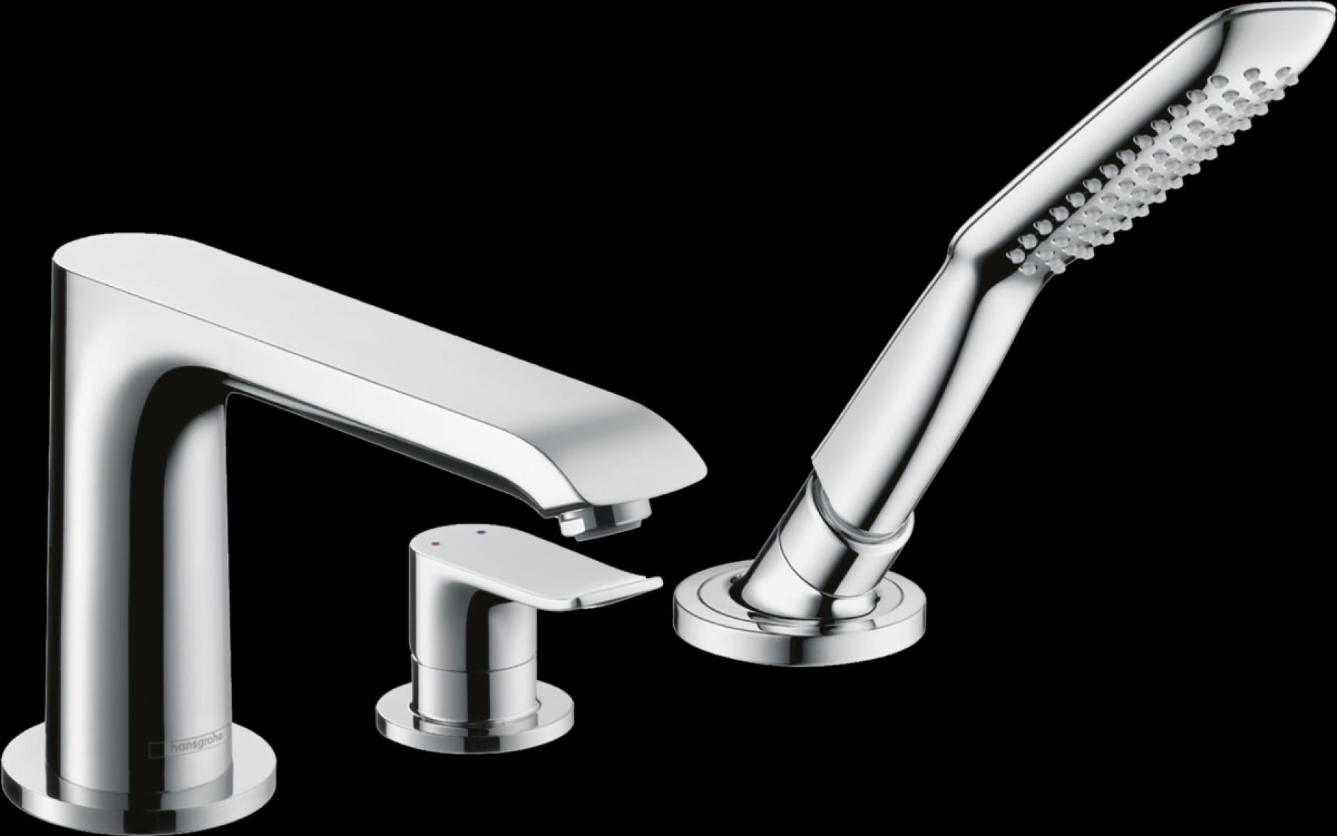 Смеситель Hansgrohe Metris 31190000 на борт ванны