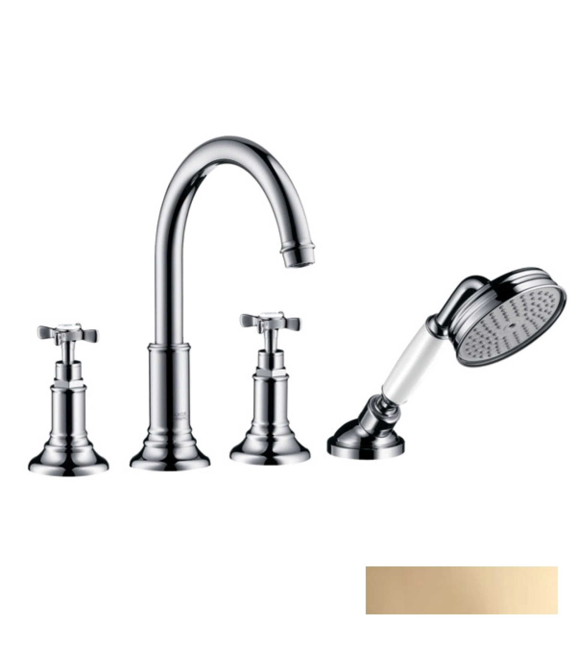 Фото - Смеситель на край ванны Axor Montreux 16544130, бронза - Hansgrohe