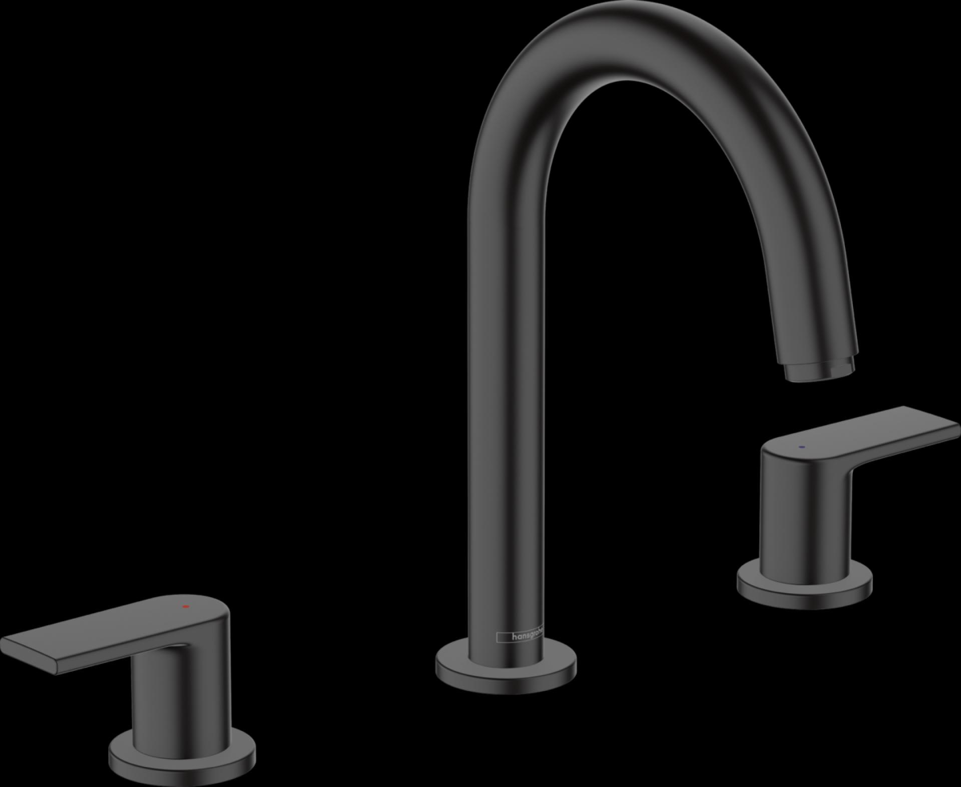 Смеситель для раковины Hansgrohe Vernis Shape 71563670, черный матовый