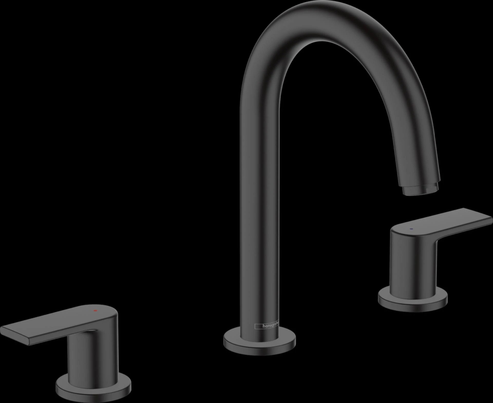 Фото - Смеситель для раковины Hansgrohe Vernis Shape 71563670, черный матовый - Hansgrohe