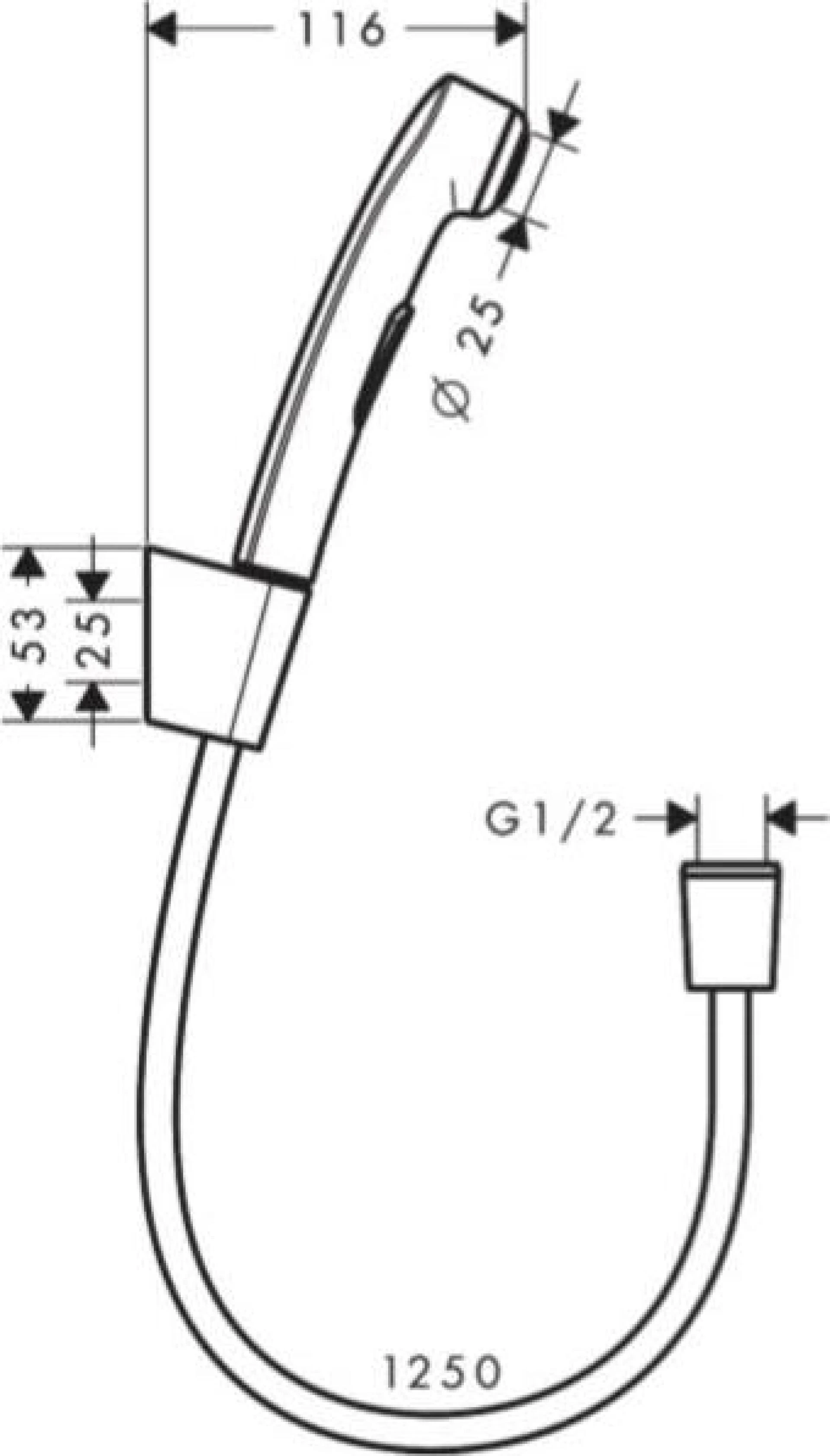 Фото - Гигиенический душ Hansgrohe 32129000 - Hansgrohe