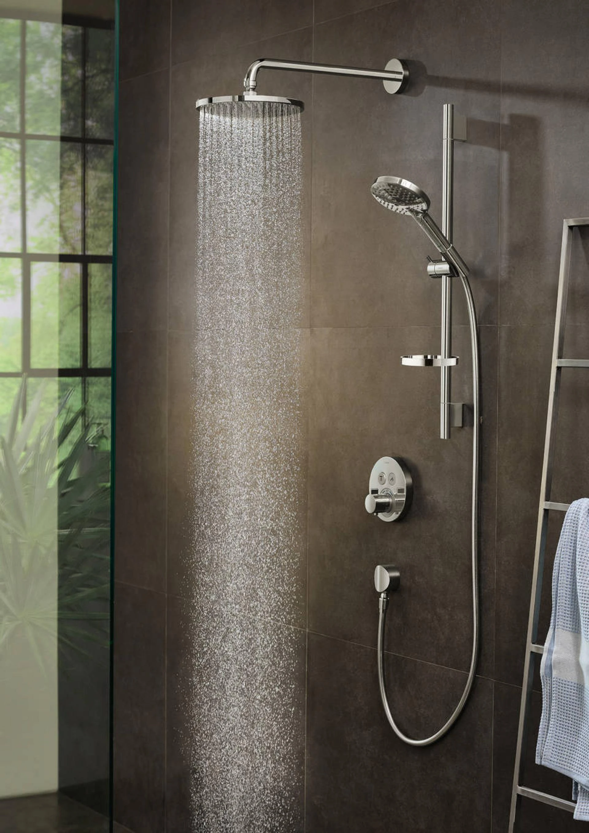 Фото - Душевой гарнитур Hansgrohe Raindance Select S 27654000, хром - Hansgrohe