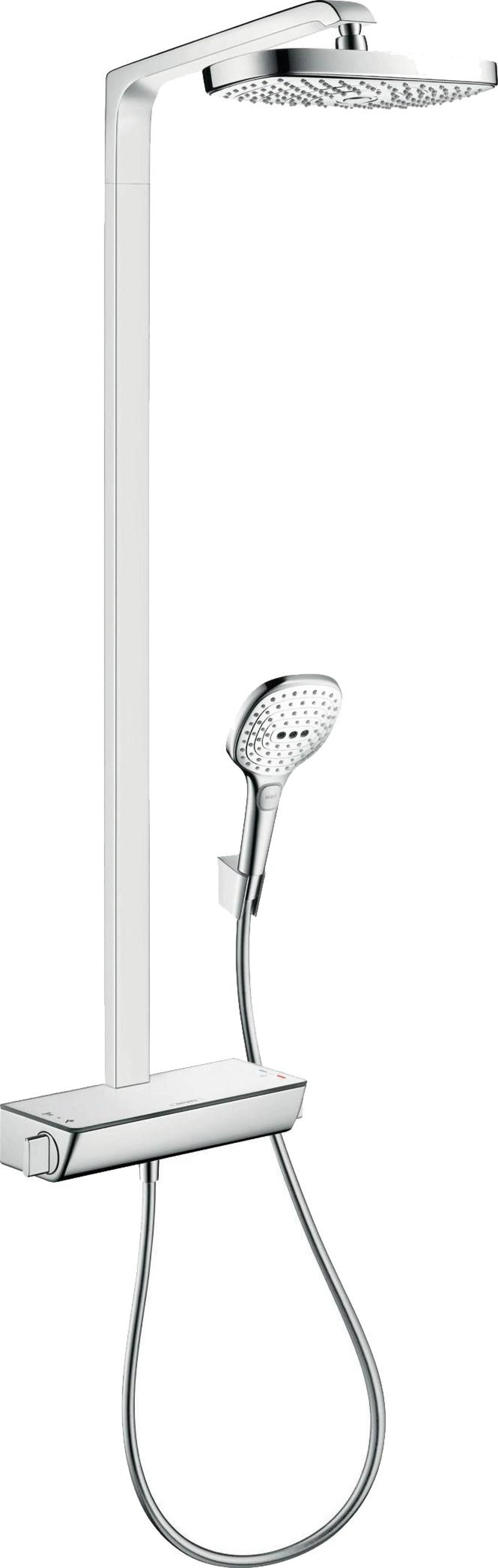 Фото - Душевая стойка Hansgrohe Raindance Select E 300 2jet 27128400 Showerpipe - Hansgrohe