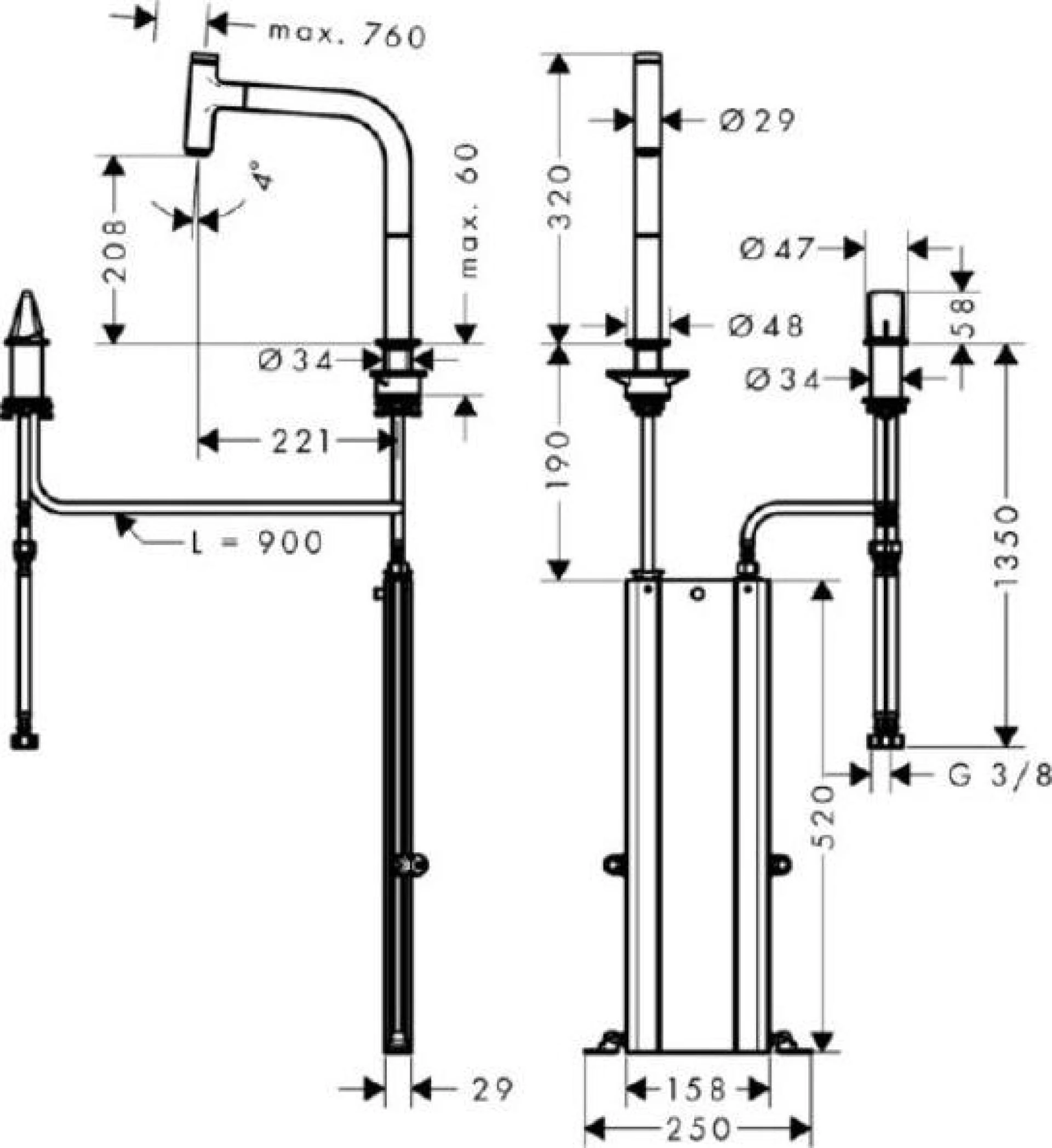 Фото - Кухонная мойка с встроенным смесителем Hansgrohe C71-F660-08 43202000 - Hansgrohe