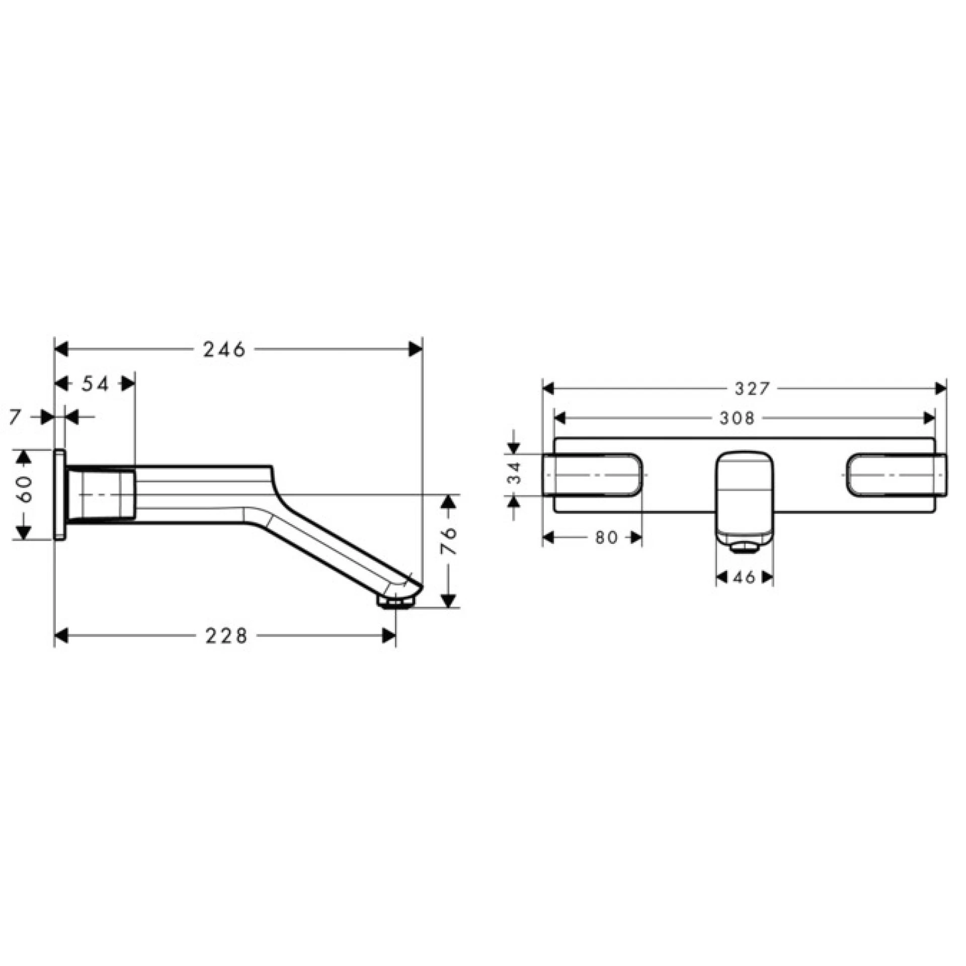 Фото - Смеситель для раковины Axor Urquiola 11043800, сталь - Hansgrohe