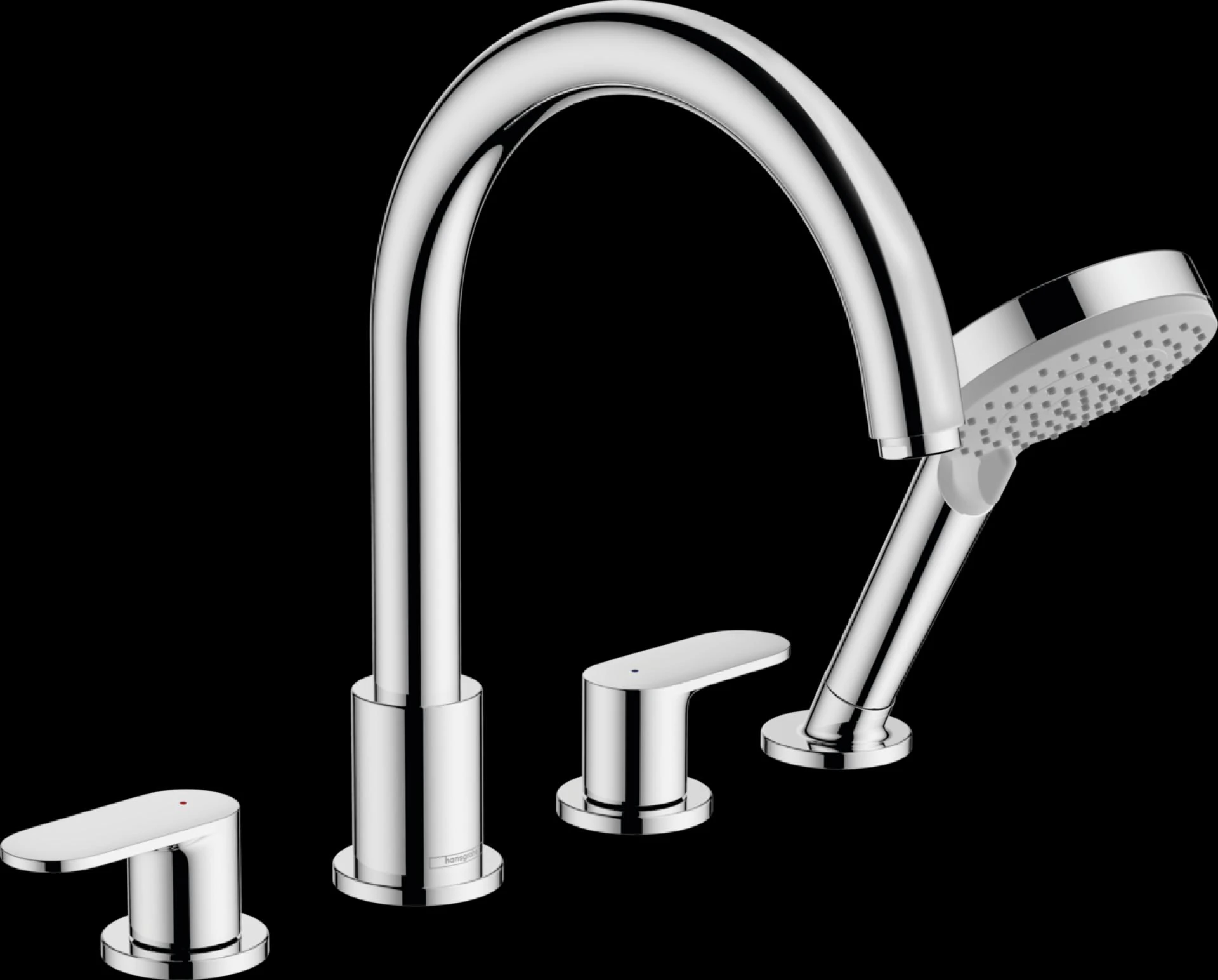 Фото - Смеситель на борт ванны Hansgrohe Vernis Blend 71456000, хром - Hansgrohe