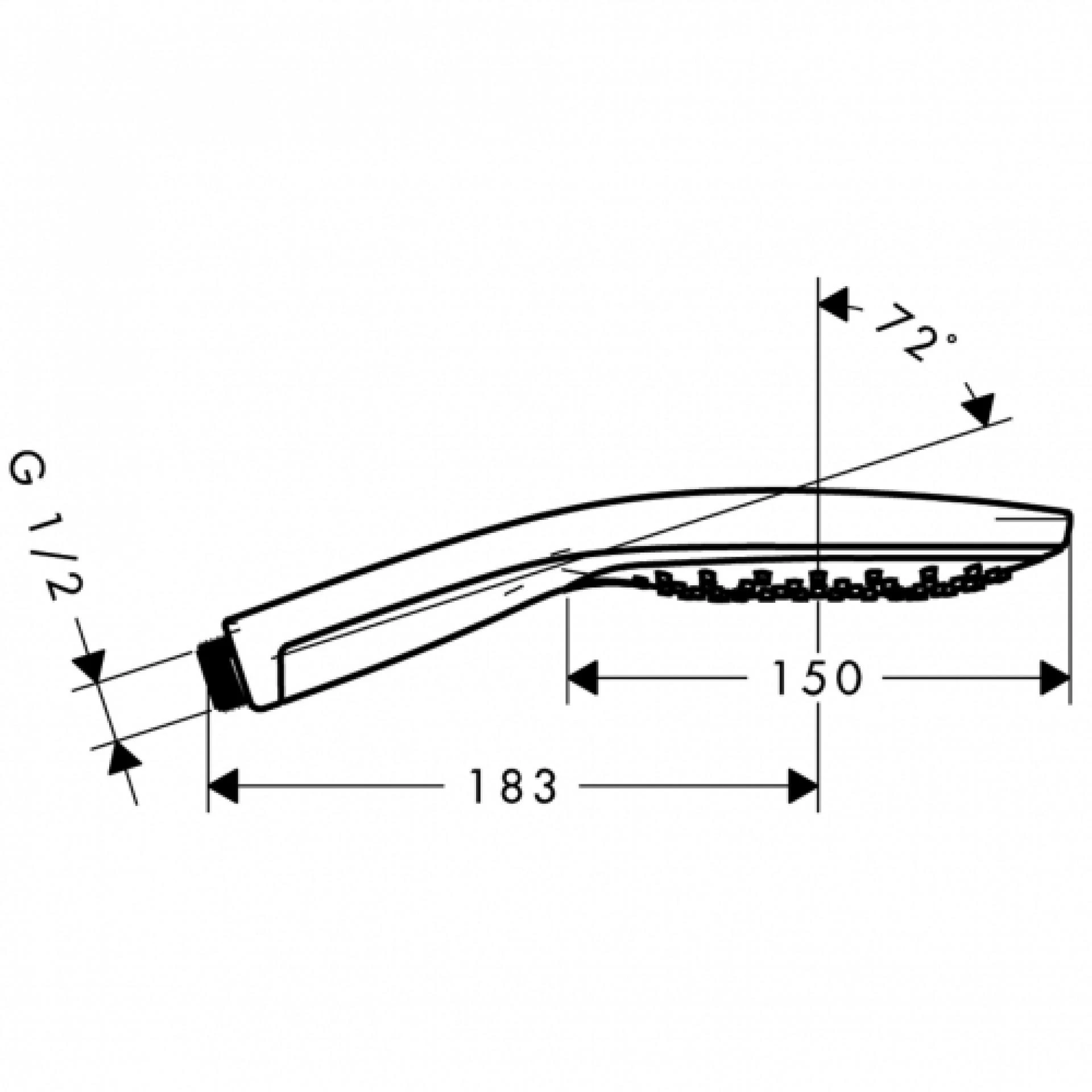 Фото - Лейка для душа Hansgrohe Raindance Select S 150 Air 3jet 28588000 - Hansgrohe