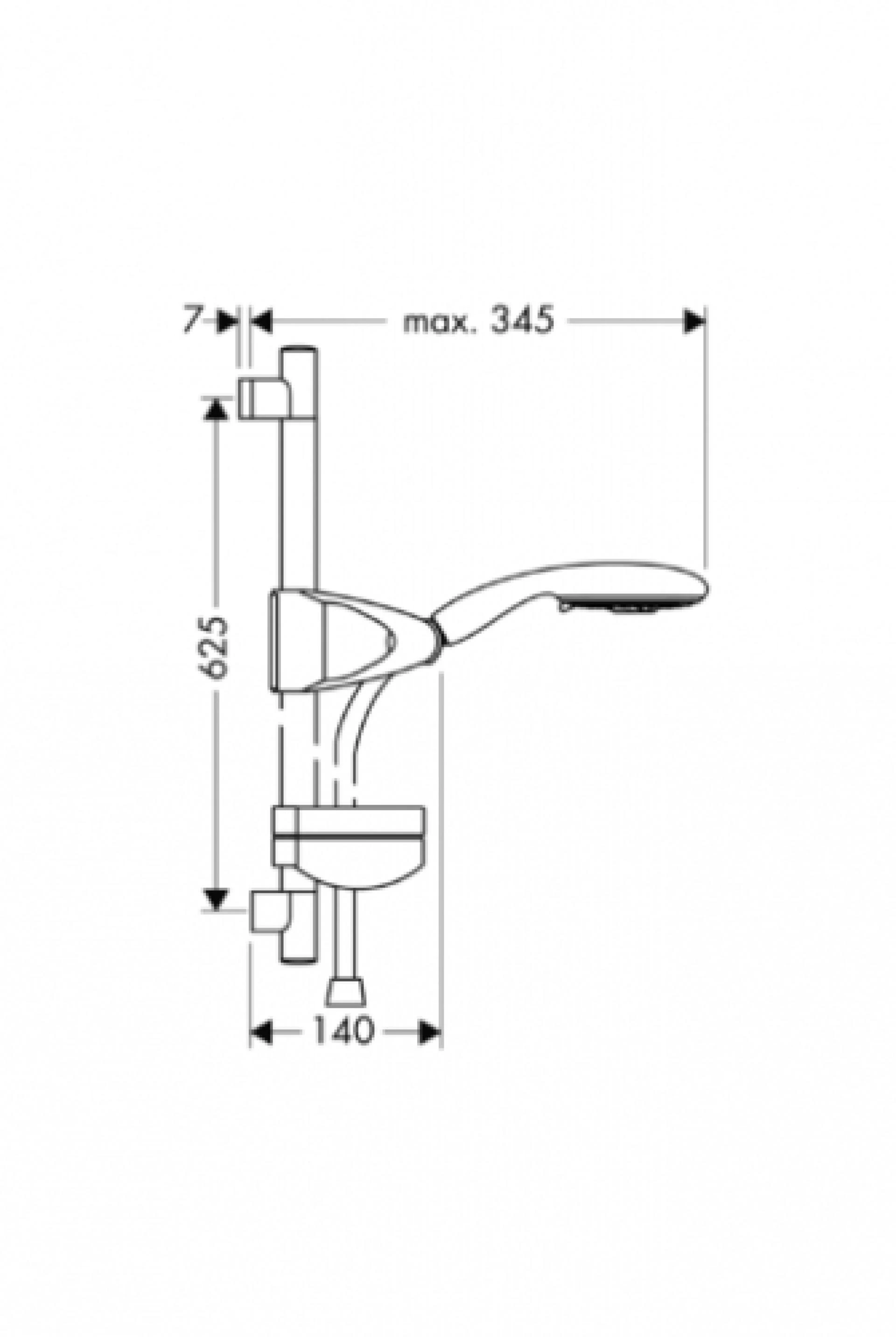 Фото - Душевой гарнитур Hansgrohe Raindance E 27887000 - Hansgrohe