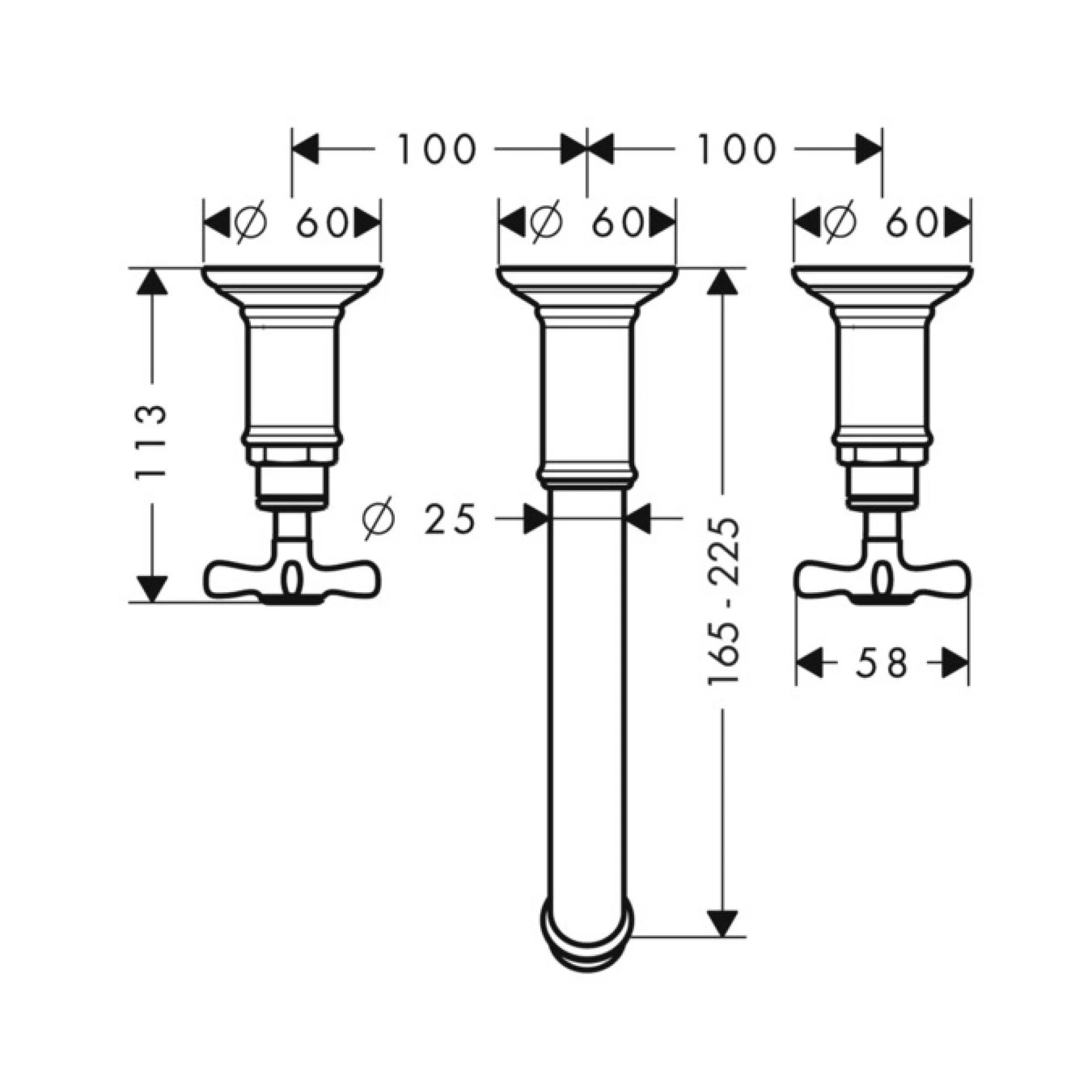 Фото - Смеситель для раковины Axor Montreux 16532300, красное золото - Hansgrohe