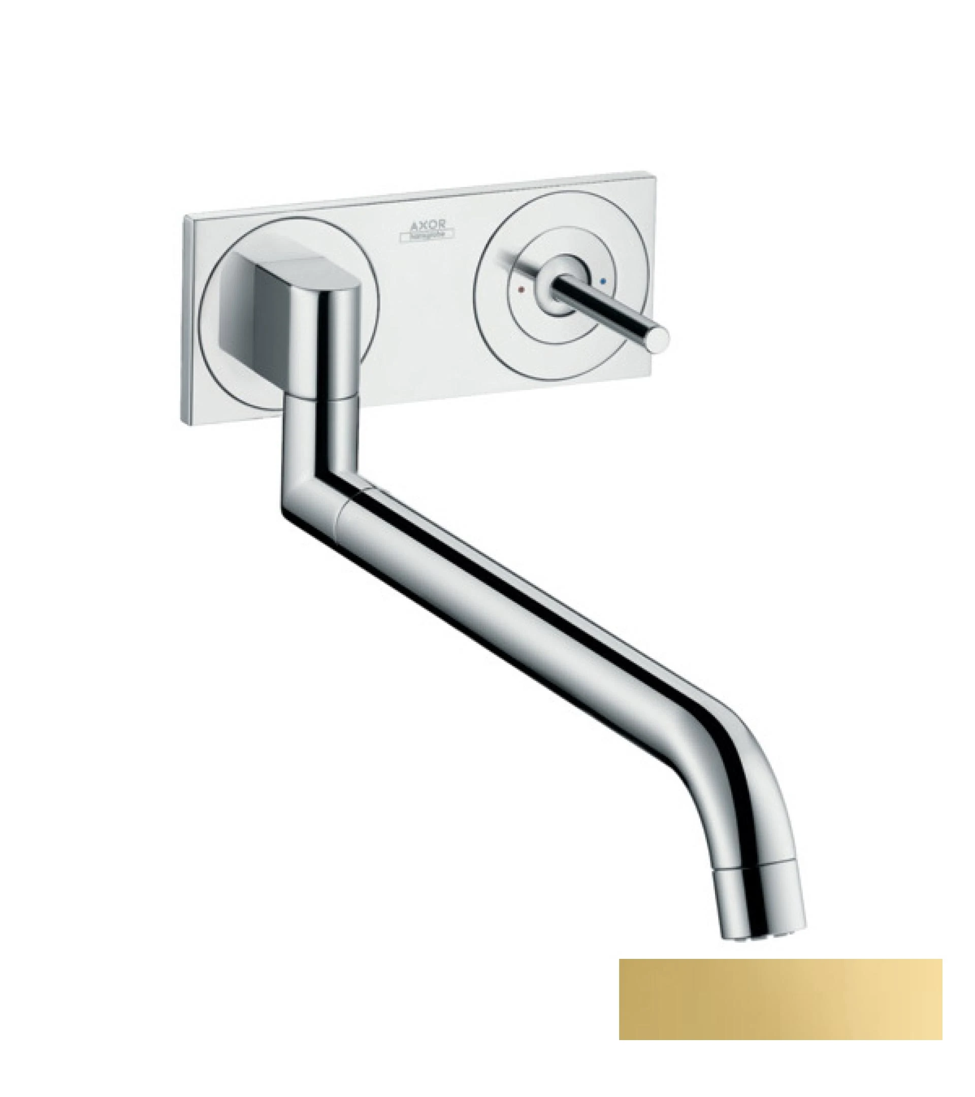 Фото - Смеситель для кухни Axor Uno 38815990, золото - Hansgrohe