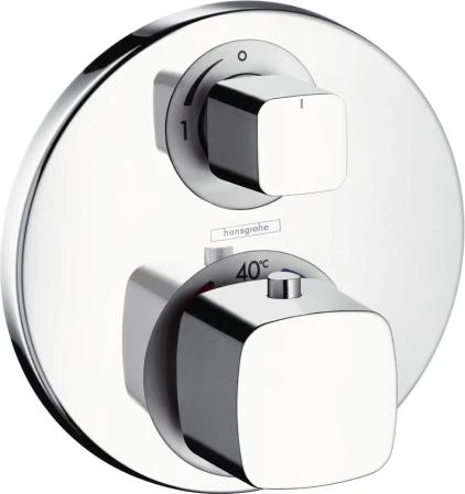 Фото - Термостат Hansgrohe Metris Ecostat E 31572000 для душа - Hansgrohe