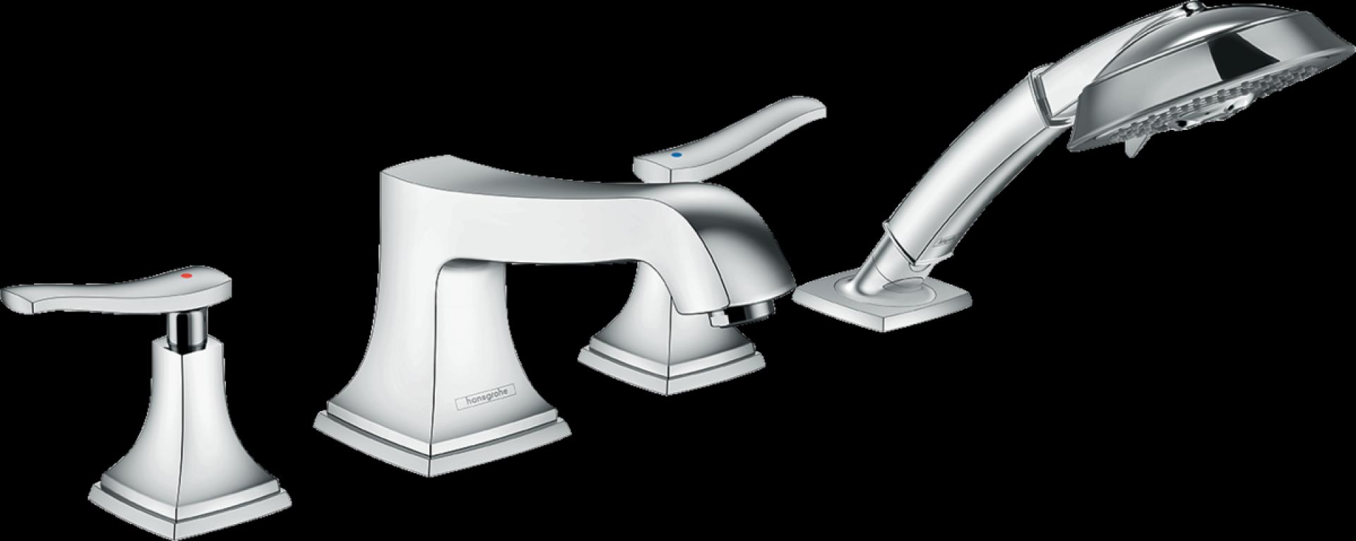 Смеситель Hansgrohe Metropol Classic 31441000 на борт ванны