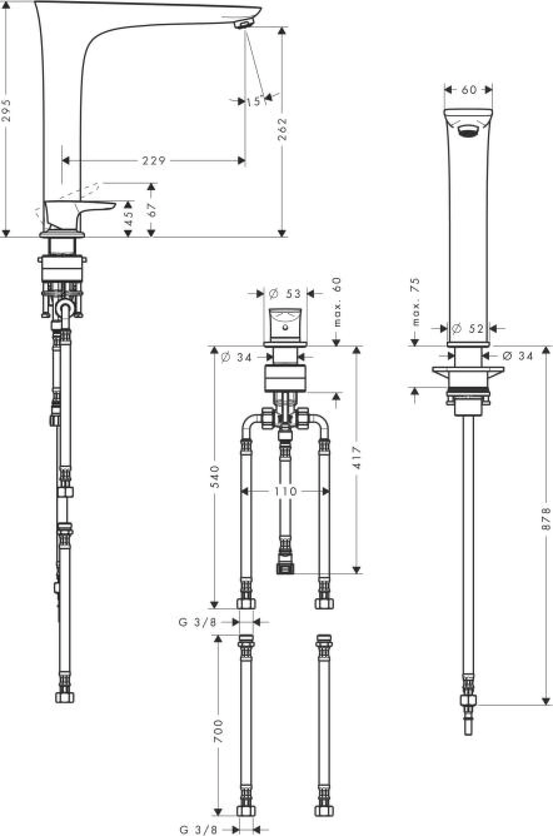 Фото - Смеситель для кухни сталь Hansgrohe PuraVida 15812800 - Hansgrohe