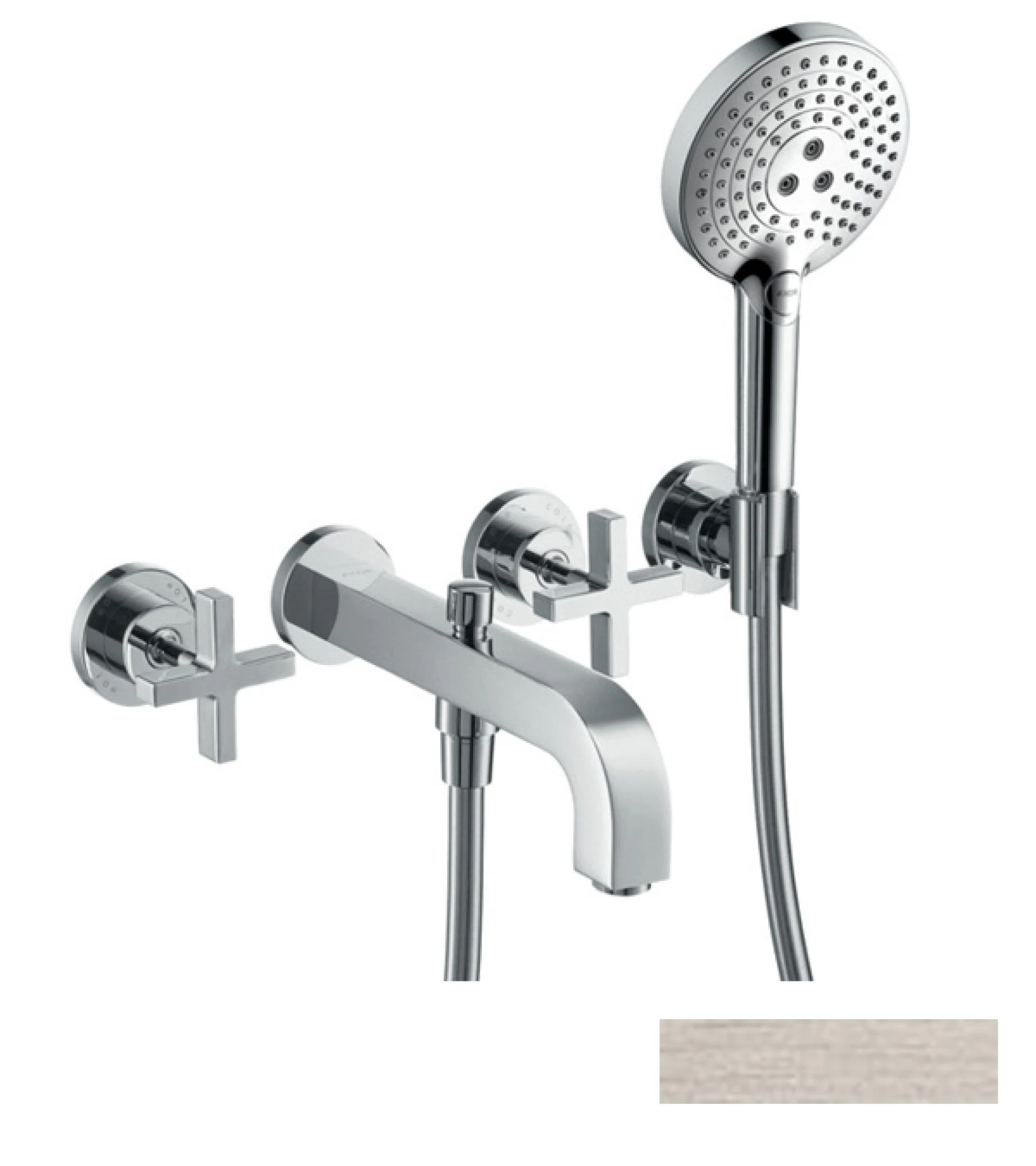 Фото - Смеситель для ванны Axor Citterio 39447800, сталь - Hansgrohe