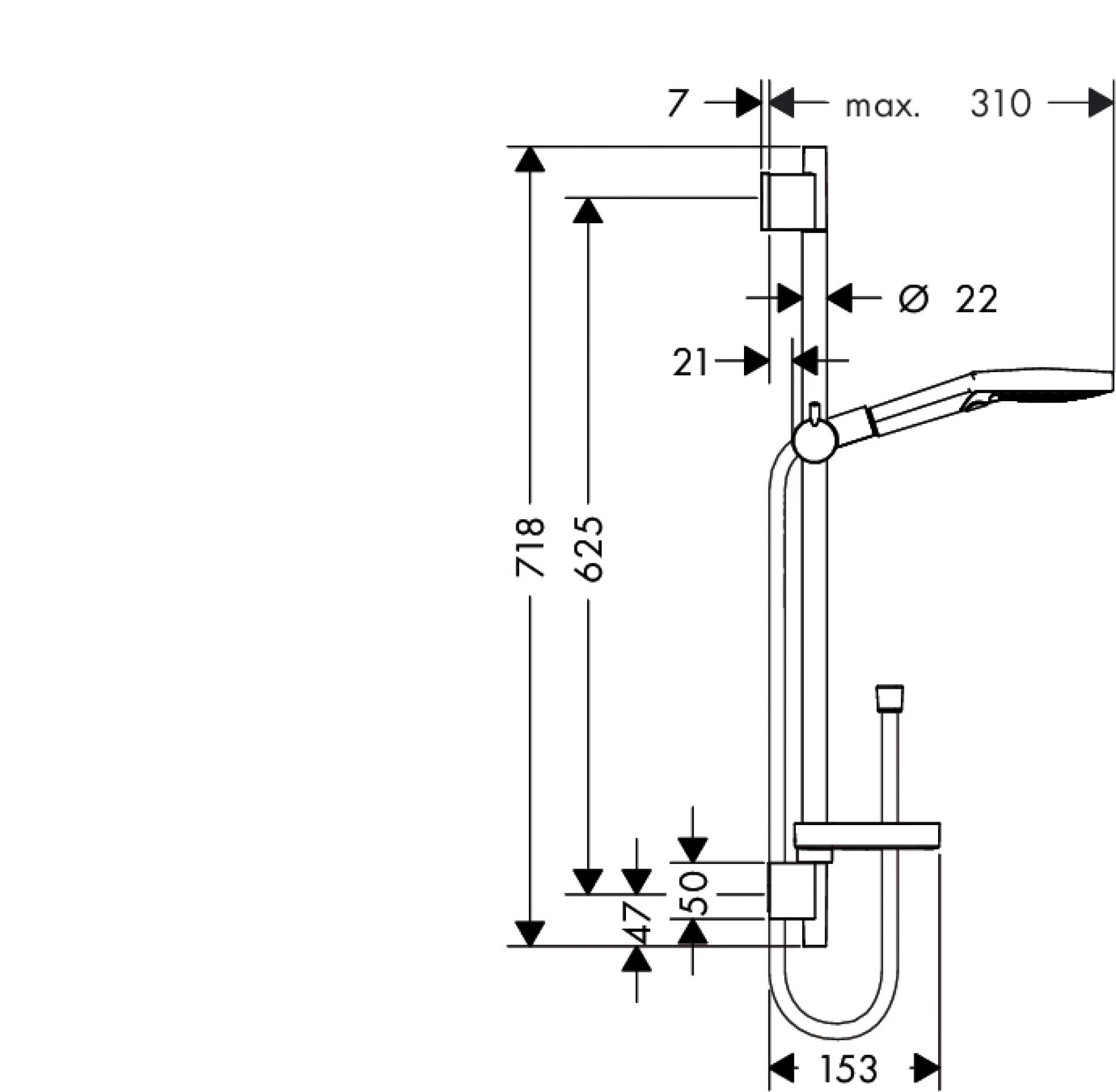 Фото - Душевой гарнитур Hansgrohe Raindance Select S 120 3iet 26630000 - Hansgrohe