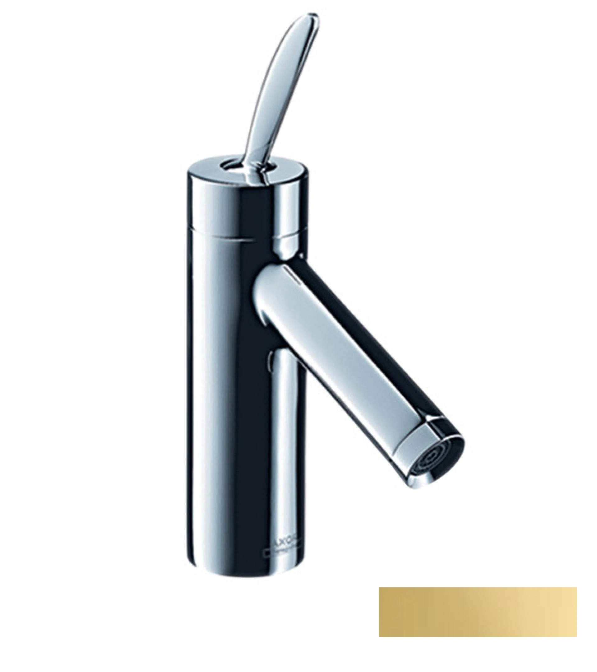 Фото - Смеситель для раковины Axor Starck Classic 10010990, золото - Hansgrohe