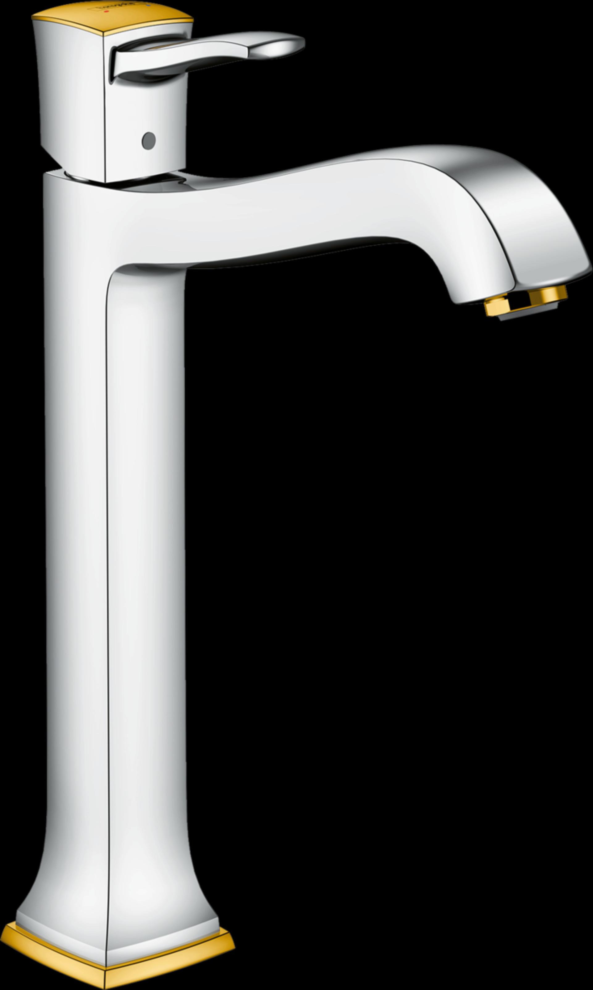 Смеситель для раковины Hansgrohe Metropol Classic 31303090, хром золото